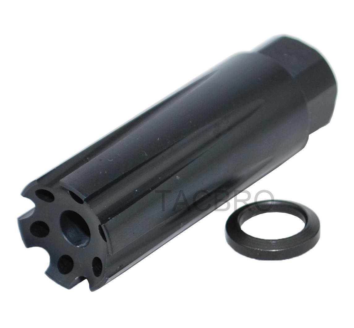 Ultra Lightweight 223 Linear Compensator 1/2x28 Thread Pitch For .223 .22