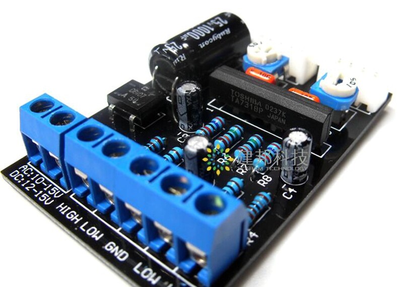 2pc TR-35 VU Panel Meters DB Level Header +1pc TA7318P Power Supply Driver Board