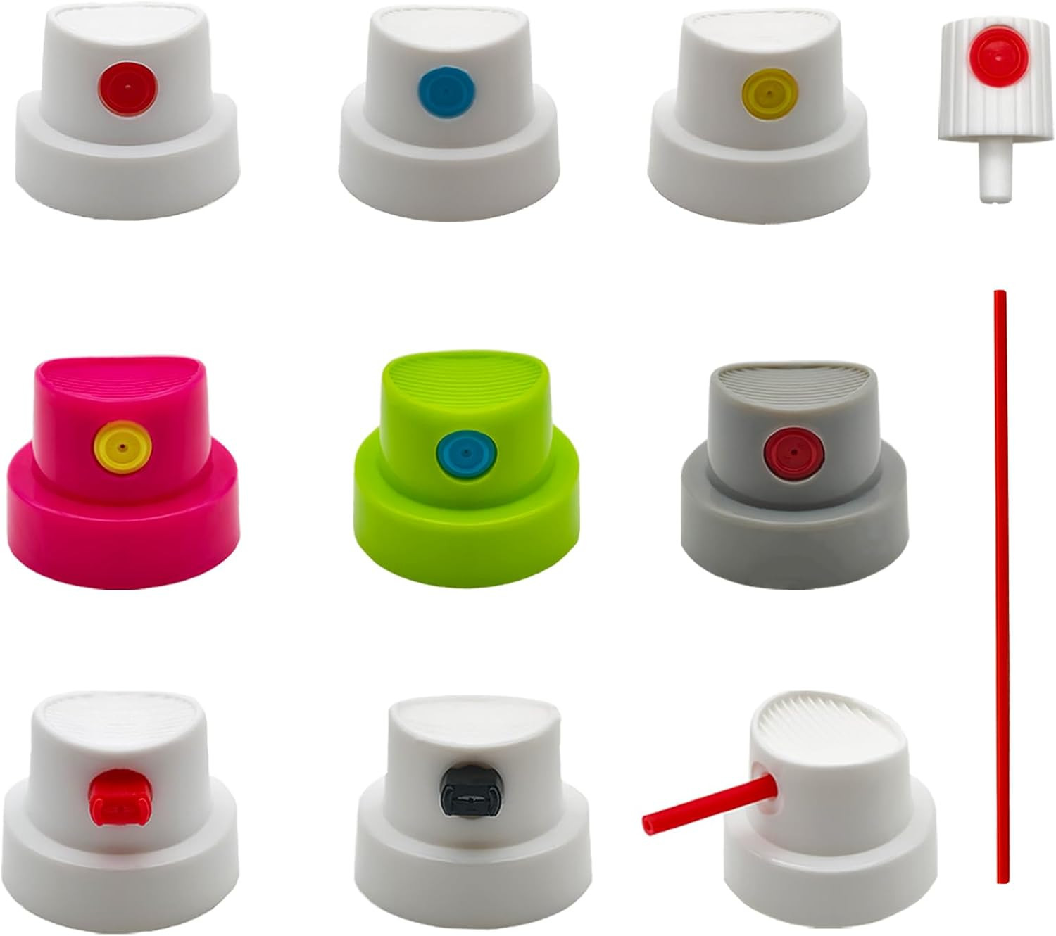 10 Pack Spray Can Nozzle for Female Cans - Universal Spray Paint Nozzles for Can