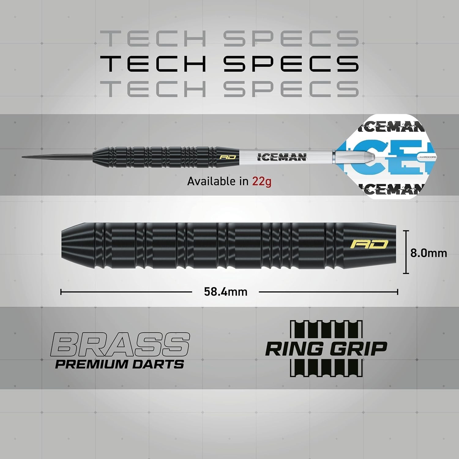 Dart Game Enhancer - 50-Piece Set with Iceman Design & Customization Options