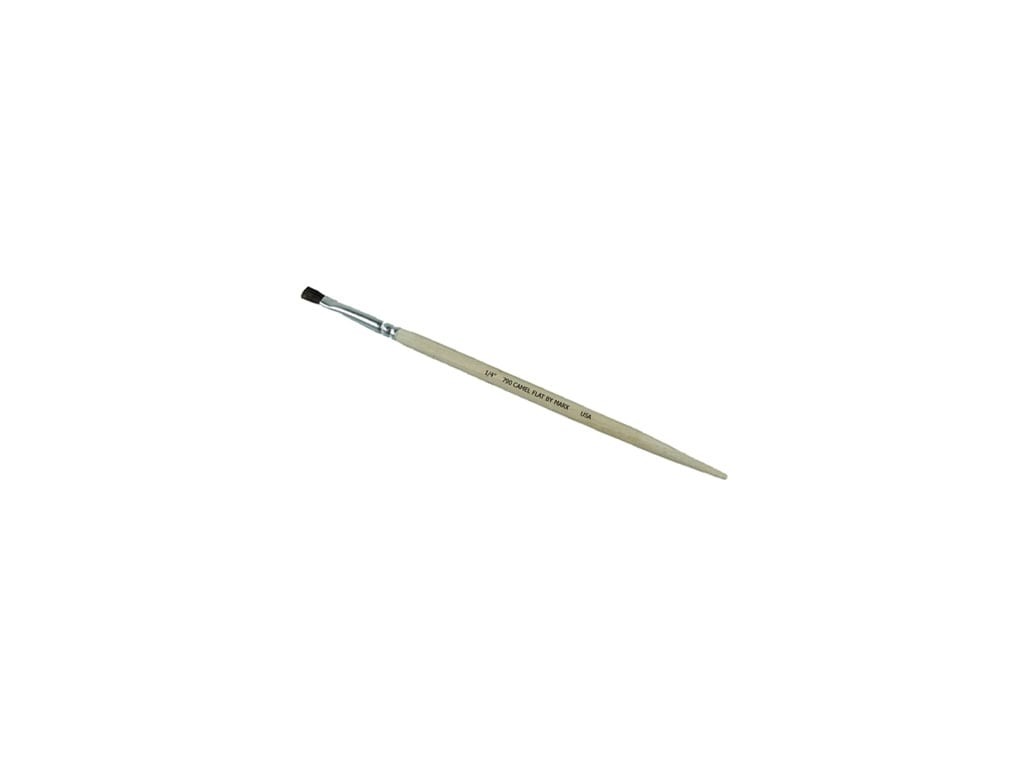 Gordon Brush 0790-00025 - 0790-00025 BRUSH CAMEL HAI FLAT SIZE 1/4 GORDON