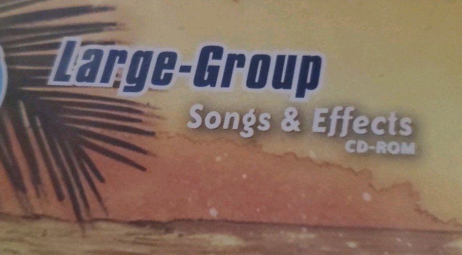 Treasure Island Large-Group Songs & Effects CD-ROM -Sealed