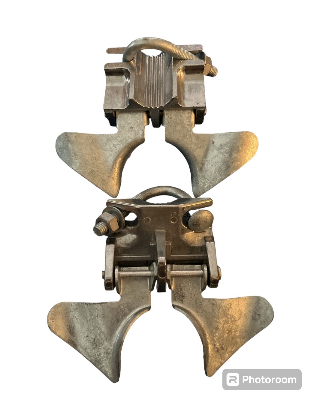 2-Chainlink Fence Butterfly Gate Latch Galvanized Steel U Bolt Included