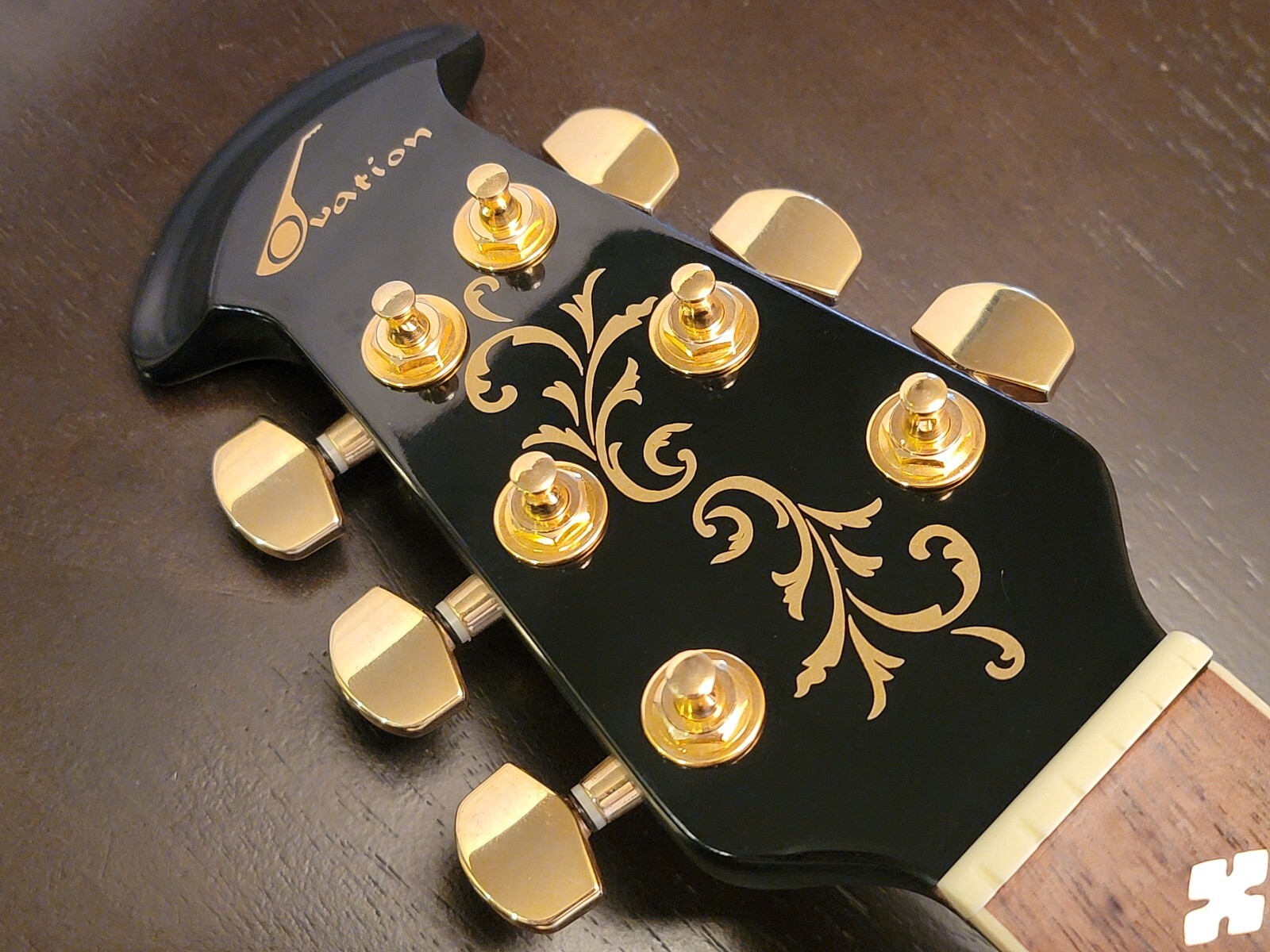Guitar Headstock Vines Design Decals Inlays for Any Guitar 30 Colors!!