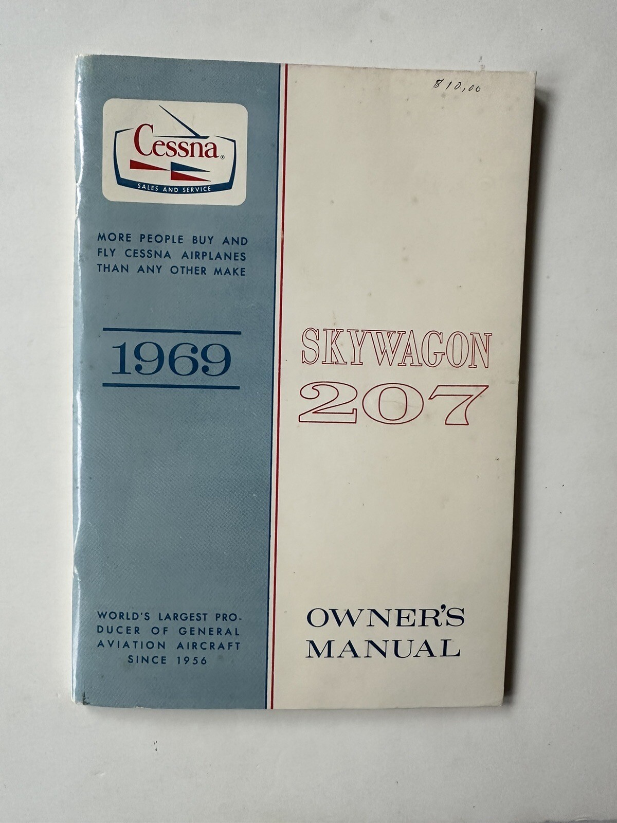 Cessna Owners Manual  207 Skywagon 1969 FREE SHIPPING