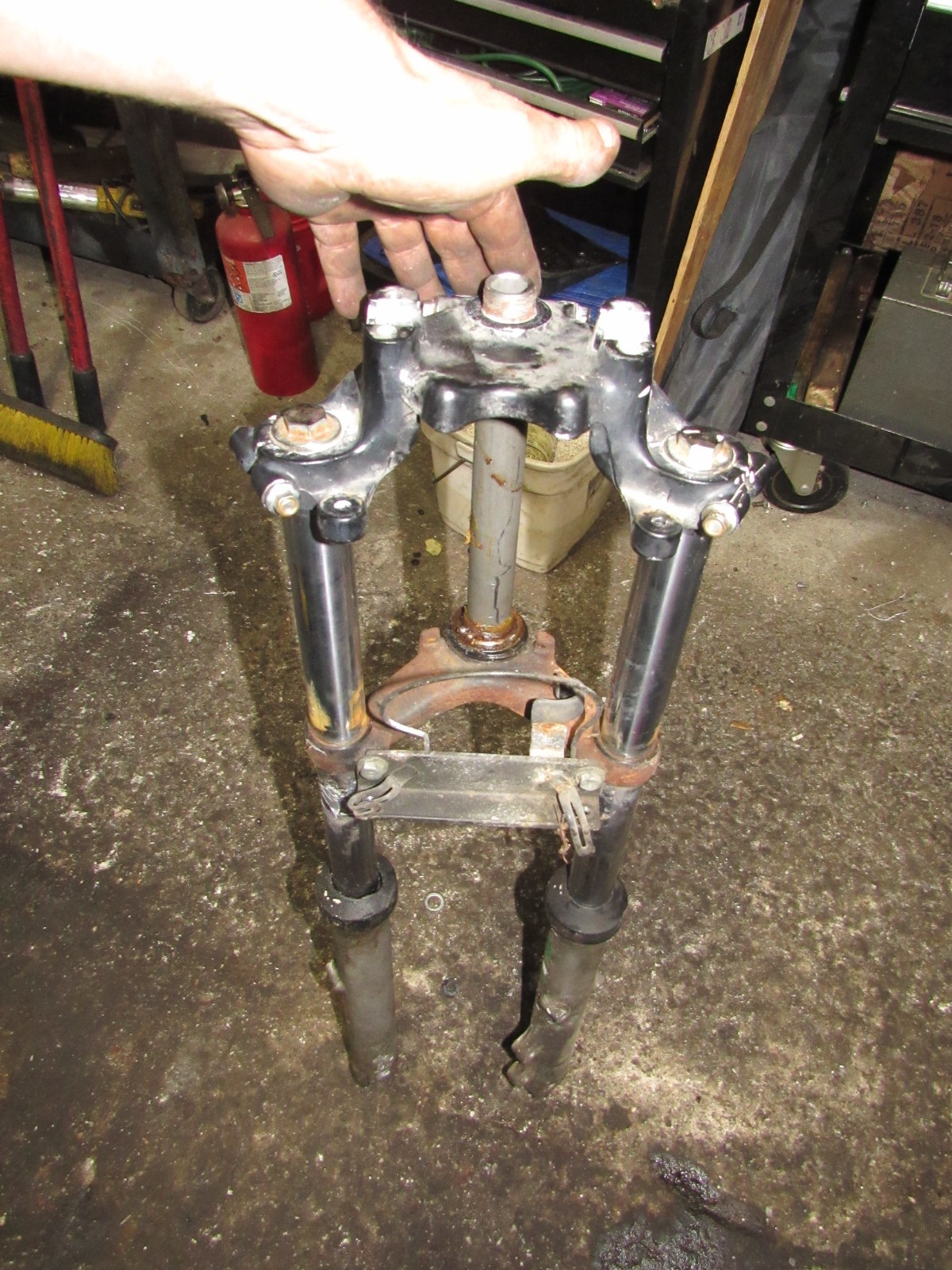 1979 honda cx500 forks and triple clamps