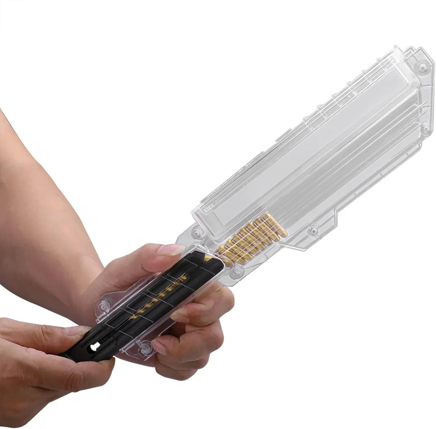 Ludex .22 Magazine Speed Loader for Ruger Mark II/III/IV/Hunter Transparent