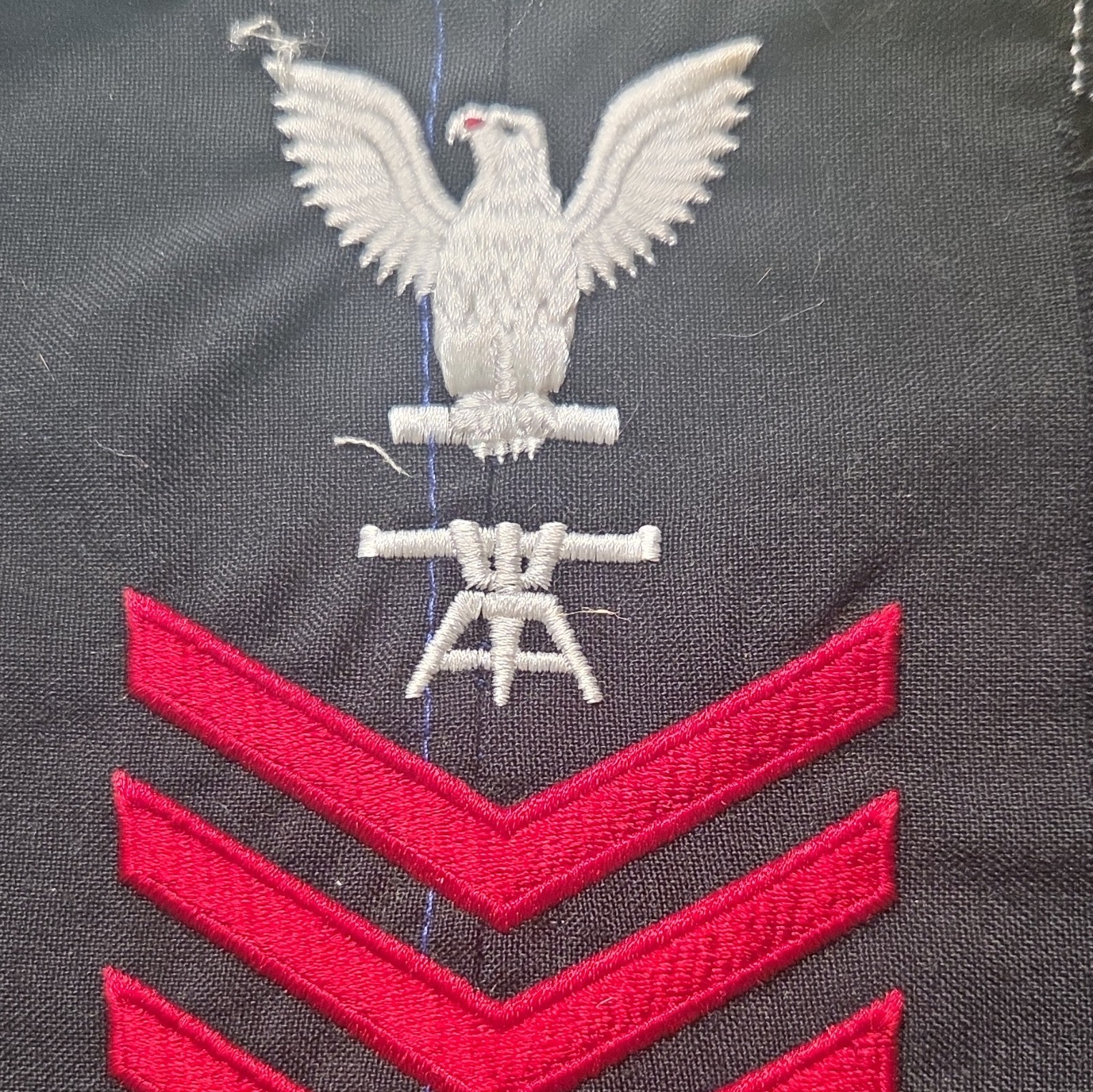 US Navy Fire Control Tech First Class Embroidered Sewn on Uniform
