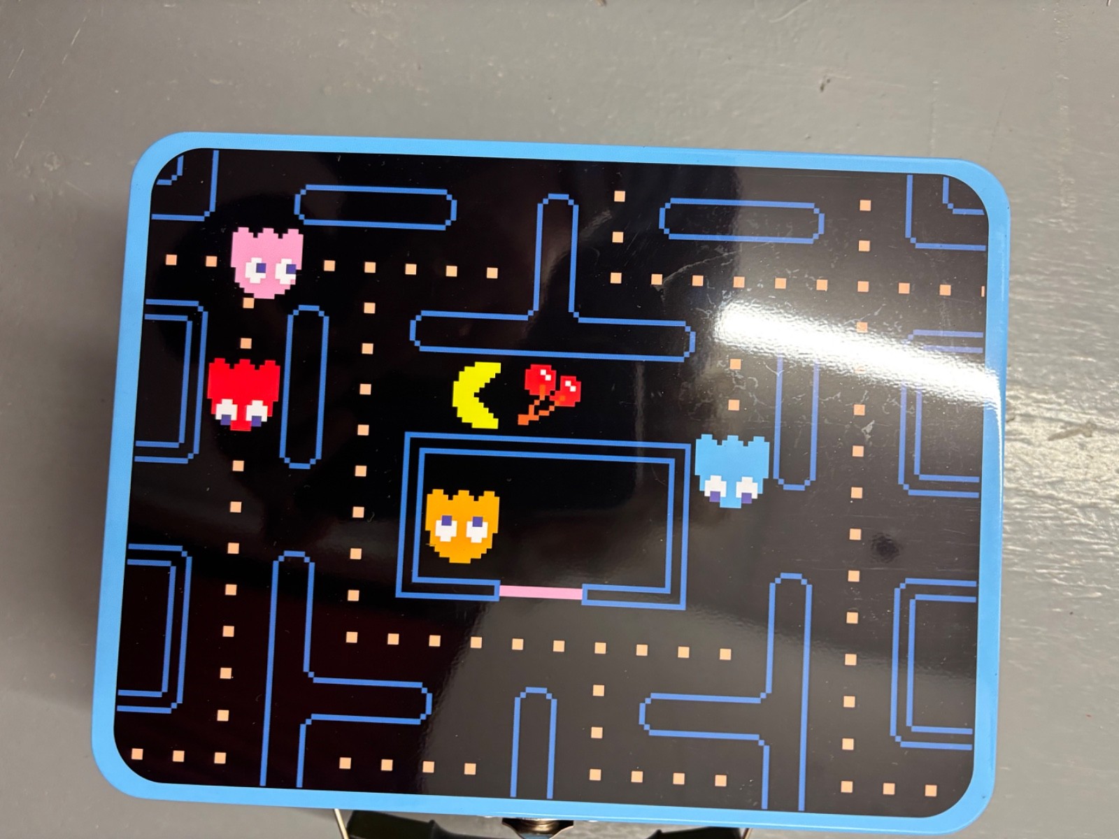 Pac Man Metal Lunch Box