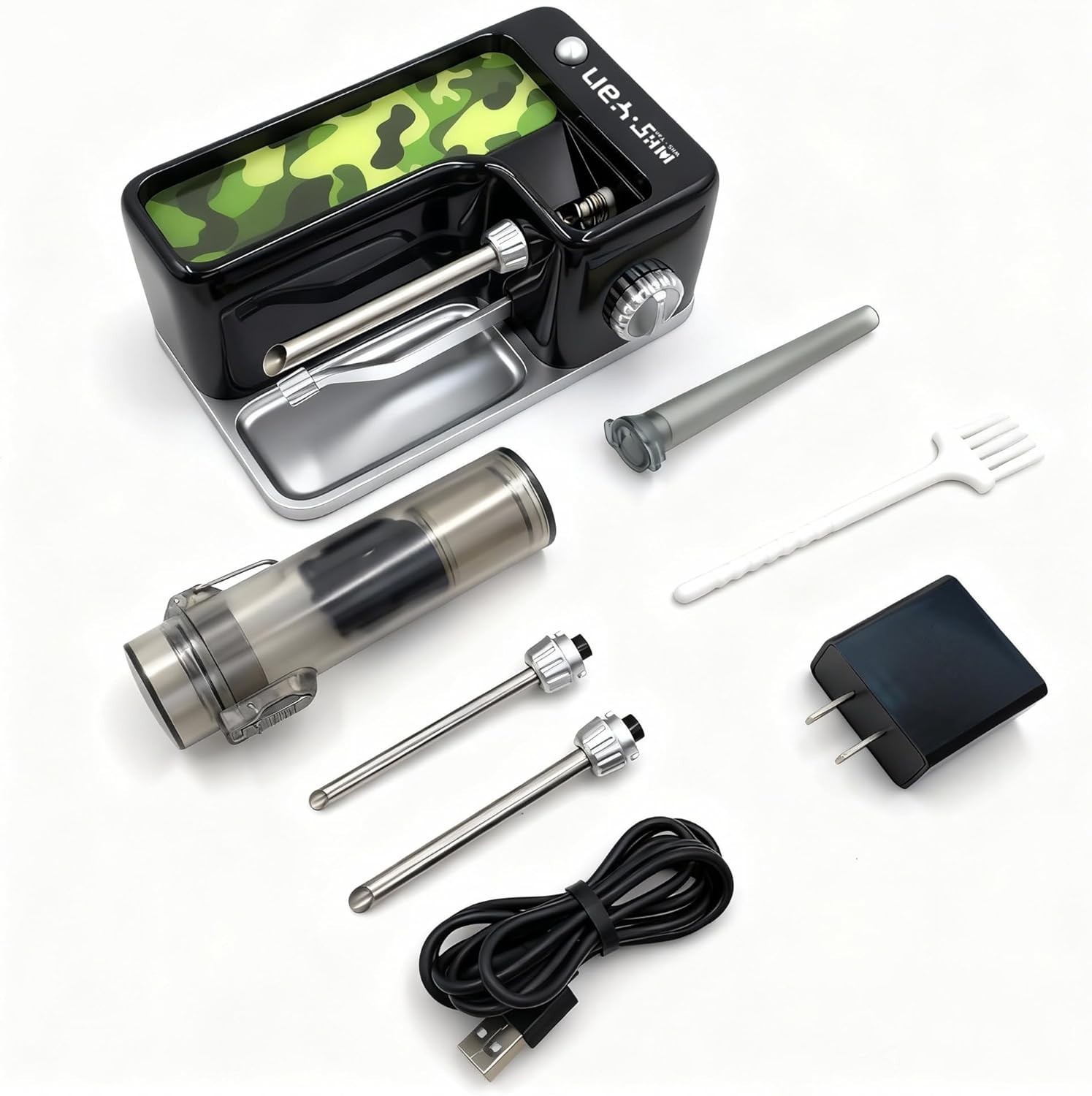 Cigarette Rolling Machine, Electric Pre-Roll Cone, USB-C/Automatic Electric