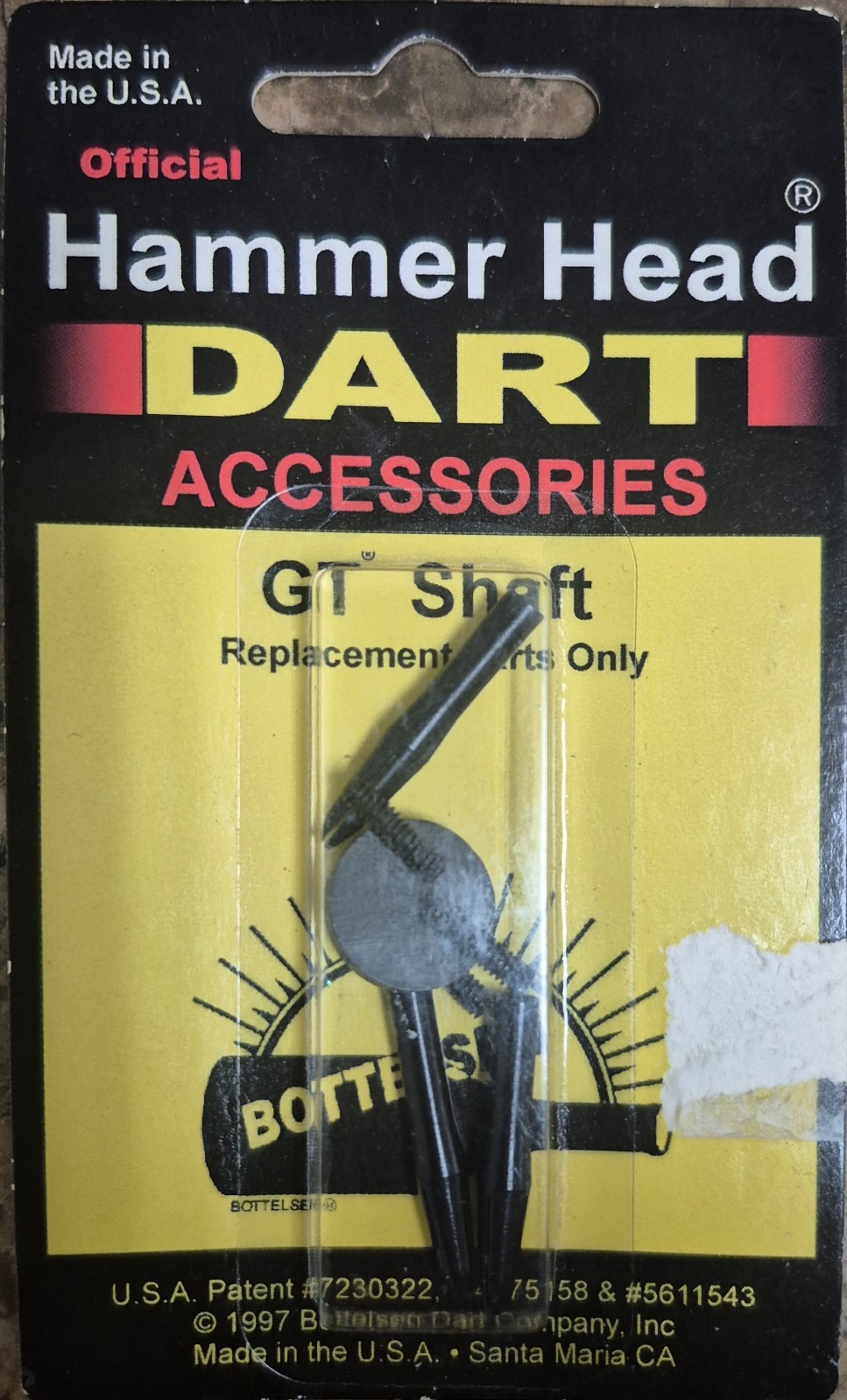 Bottelson GT Shafts black medium screw type