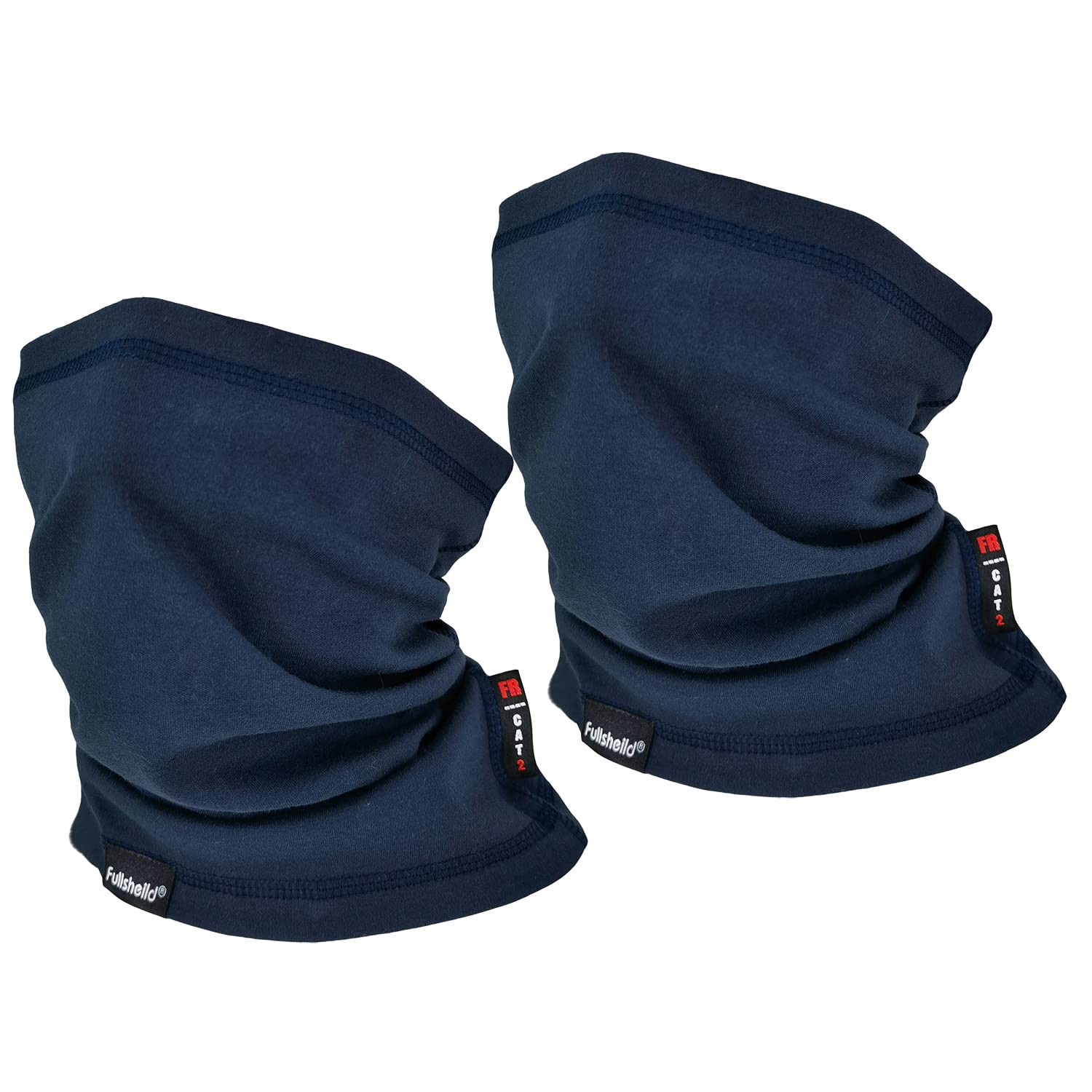 Fullsheild 2pack FR Neck Gaiter CAT2 Flame One Size, Navy Blue-2pack
