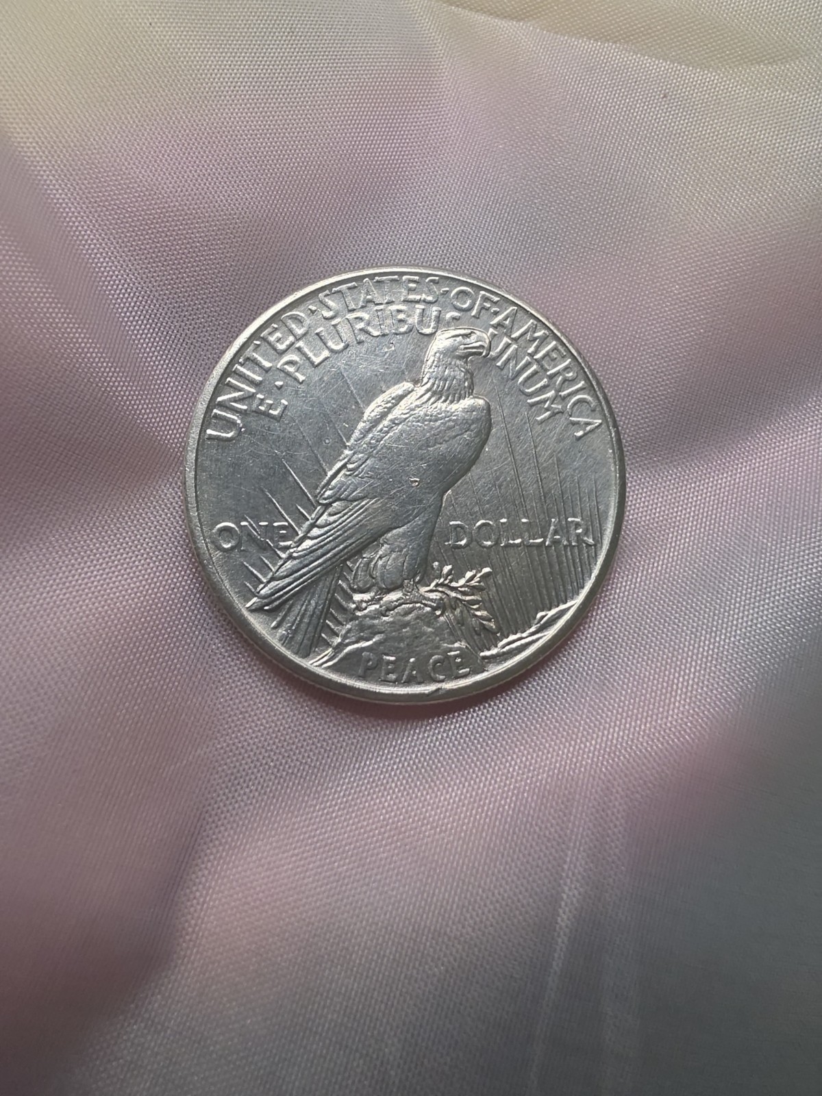 1921 high relief peace dollar LUSTER!!