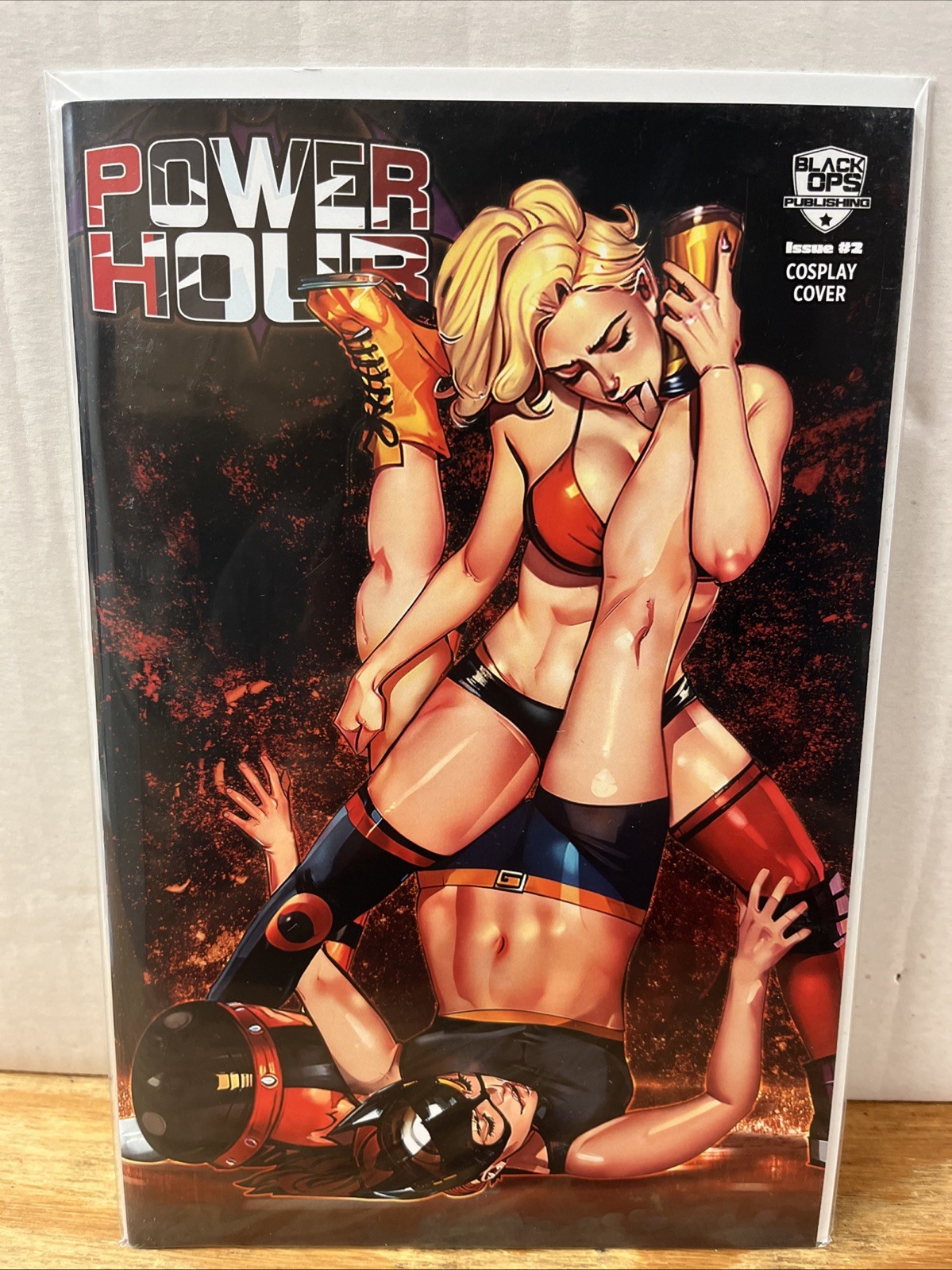 Power Hour 2 Pin Me Harley Quinn Bat Girl Alejandro Ichikawa Cover !!