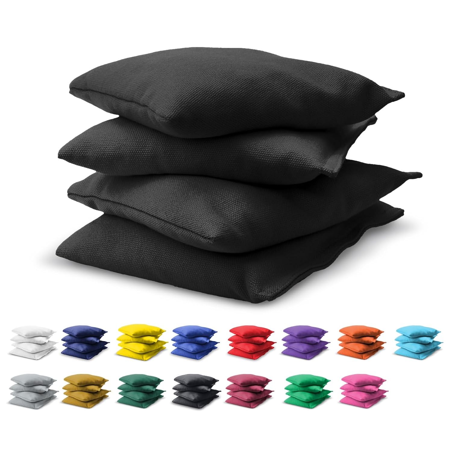 GoSports Cornhole Bean Bags Set of 4-16 Colors Available - Regulation All Weathe