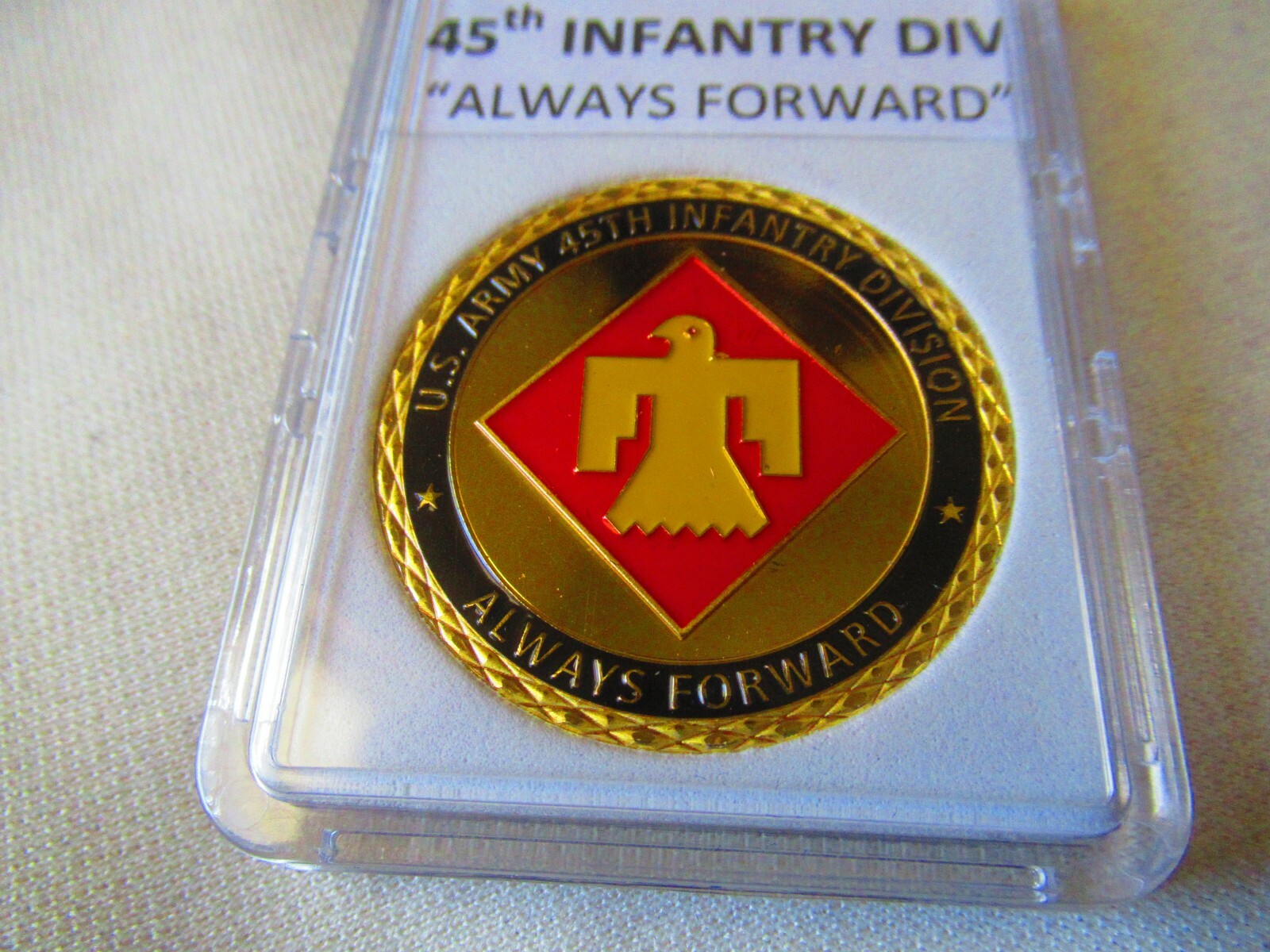 US ARMY 45th INFANTRY DIVISION Challenge Coin