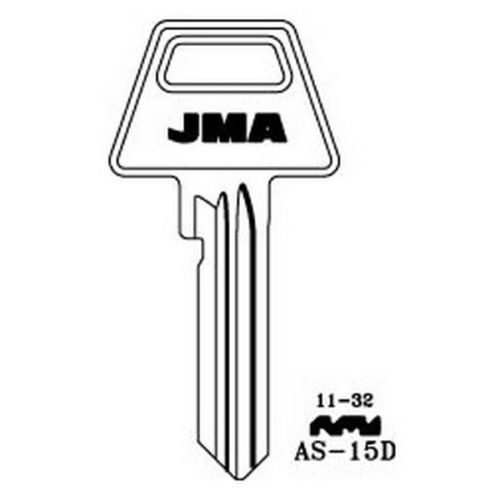 5 X ASSA Key Blanks AS-15D  JMA