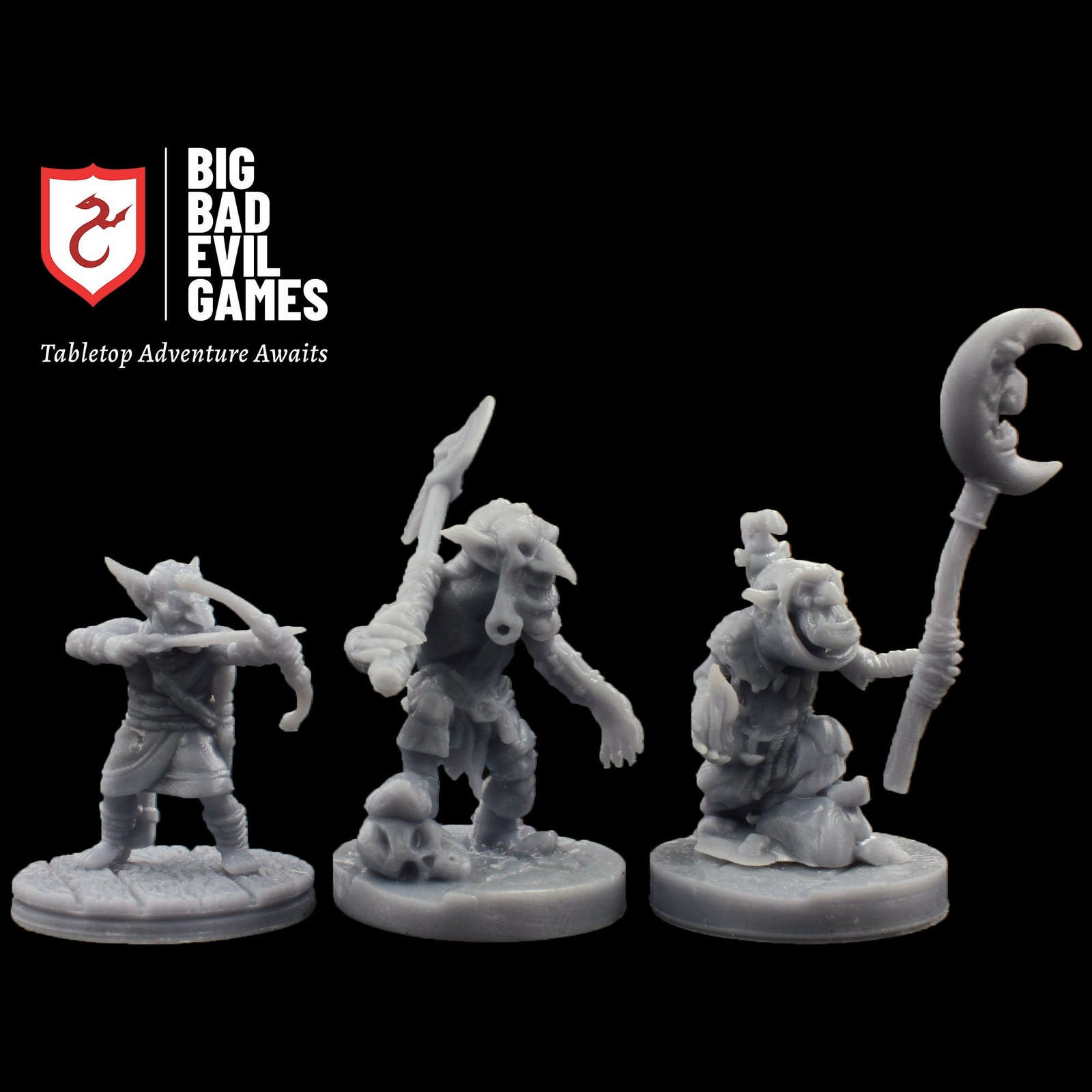 The Goblins are coming! Goblin Miniature Set 2 | 32mm tabletop scale for D&D