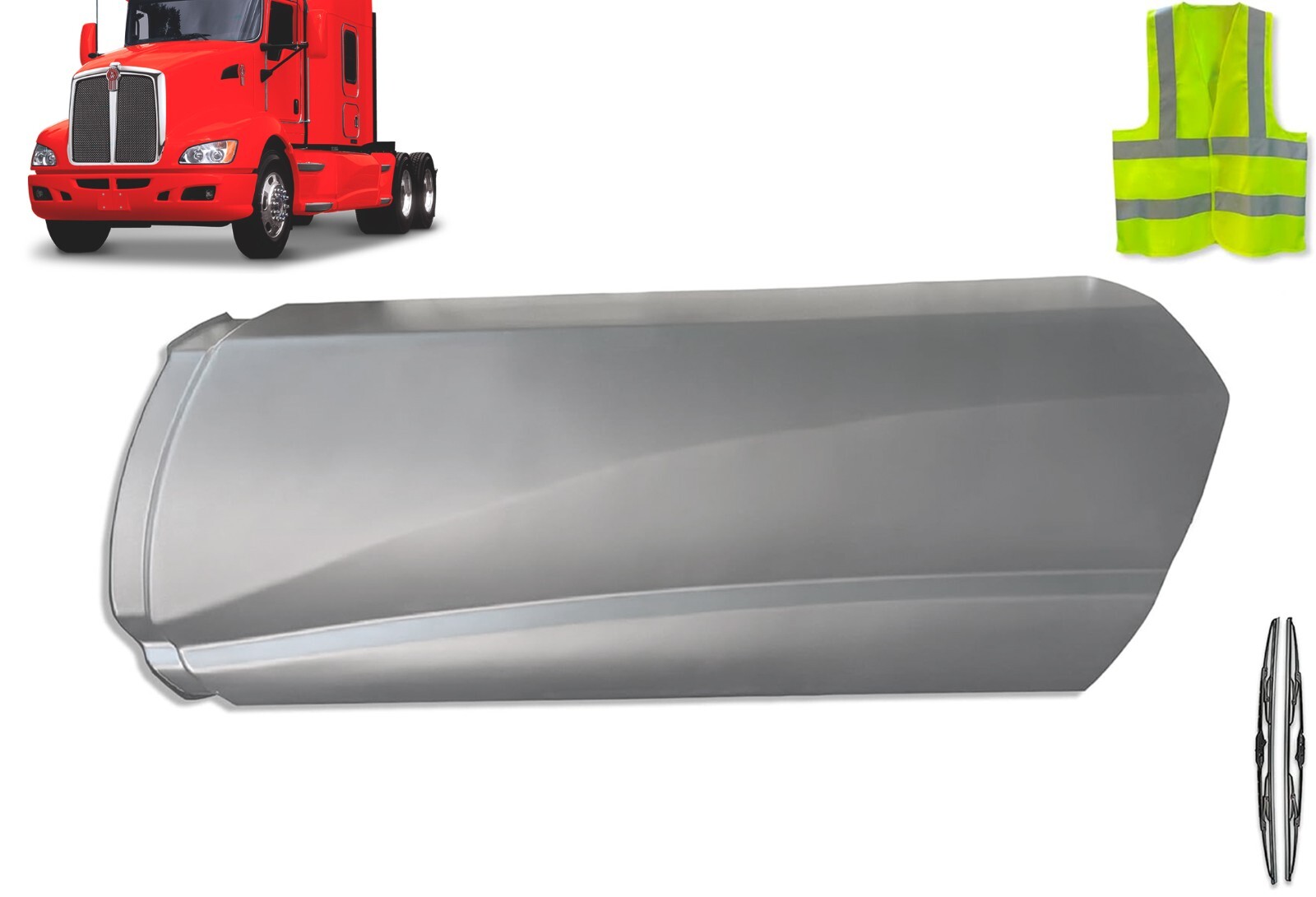 78" Center Fairing Skirt Panel Left Driver Side Kenworth T660