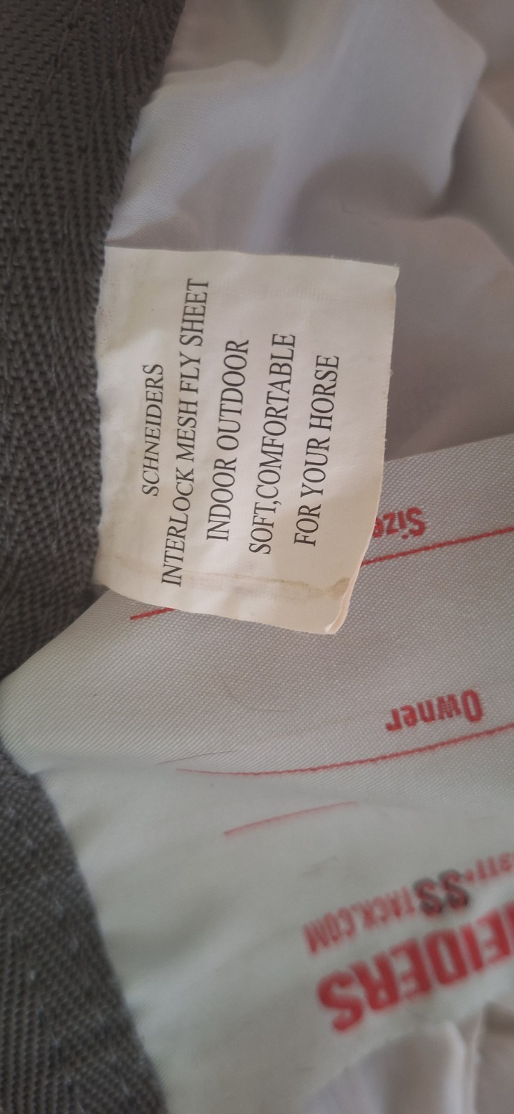 Schneiders Fly Sheet 78 Gray Horse