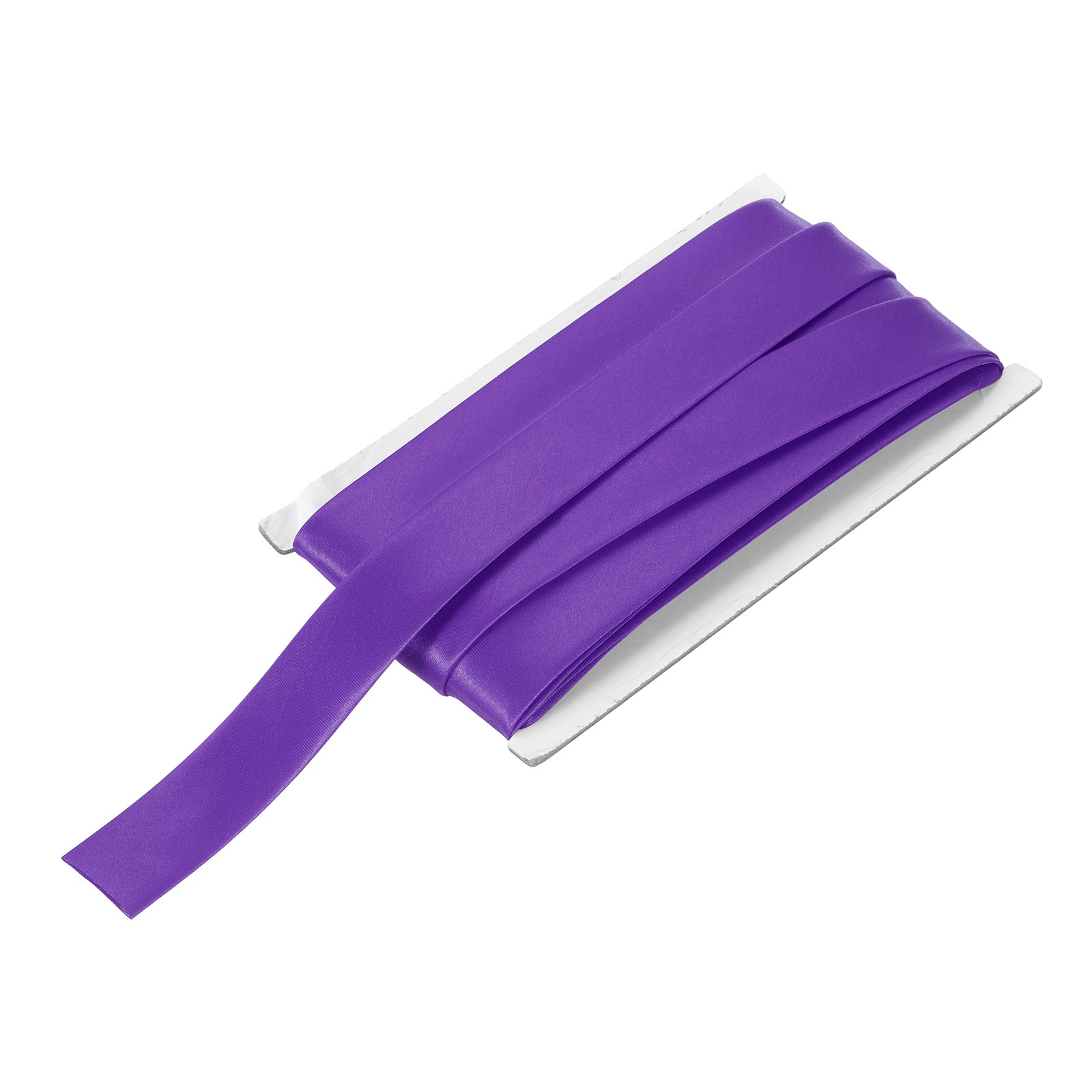 Double Fold Bias Tape 1 Inch x 12 Yards Satin Pre-fold Tape Purple