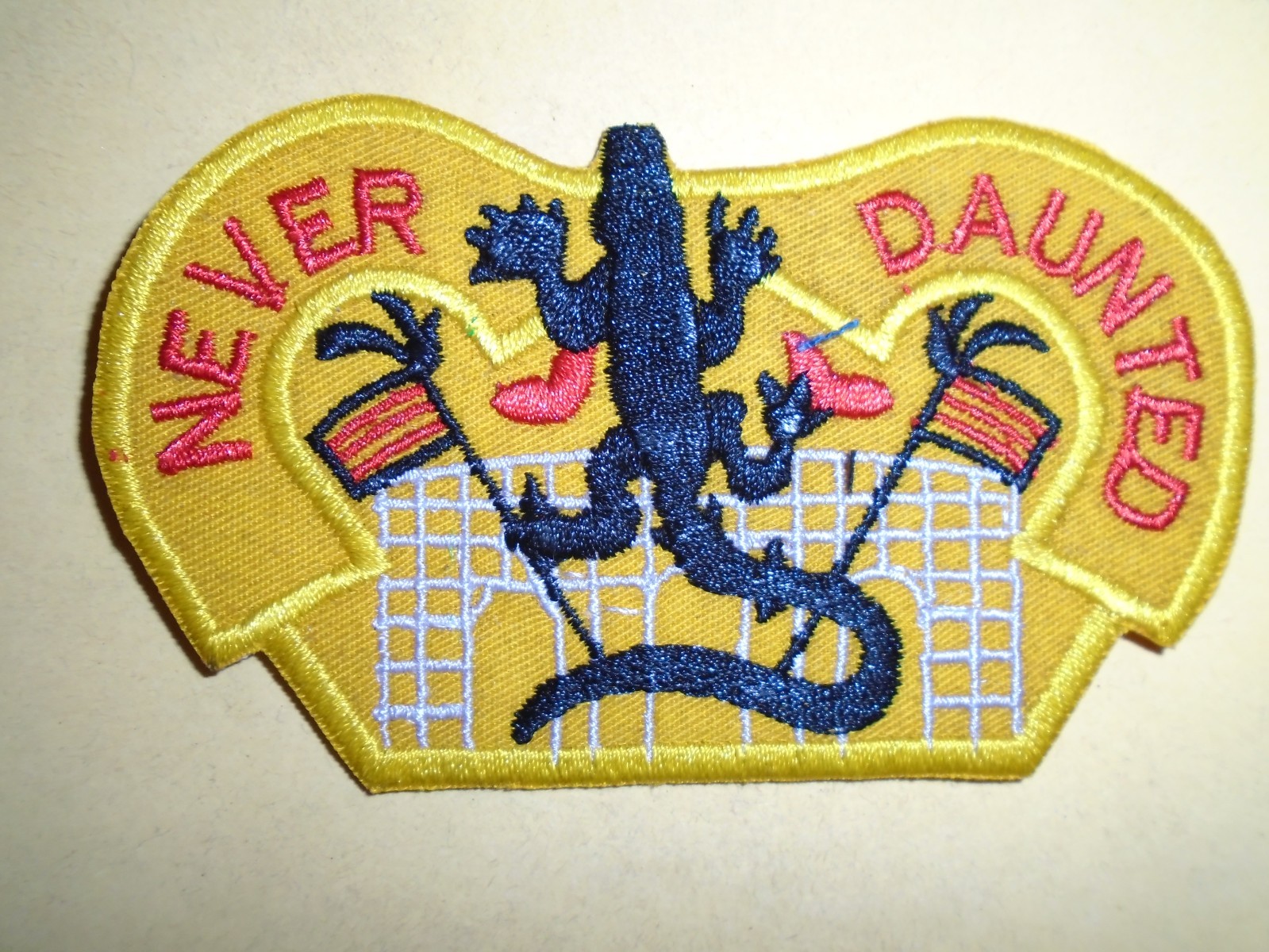 Vietnam War Patch US 84th Engineer Battalion NEVER DAUNTED