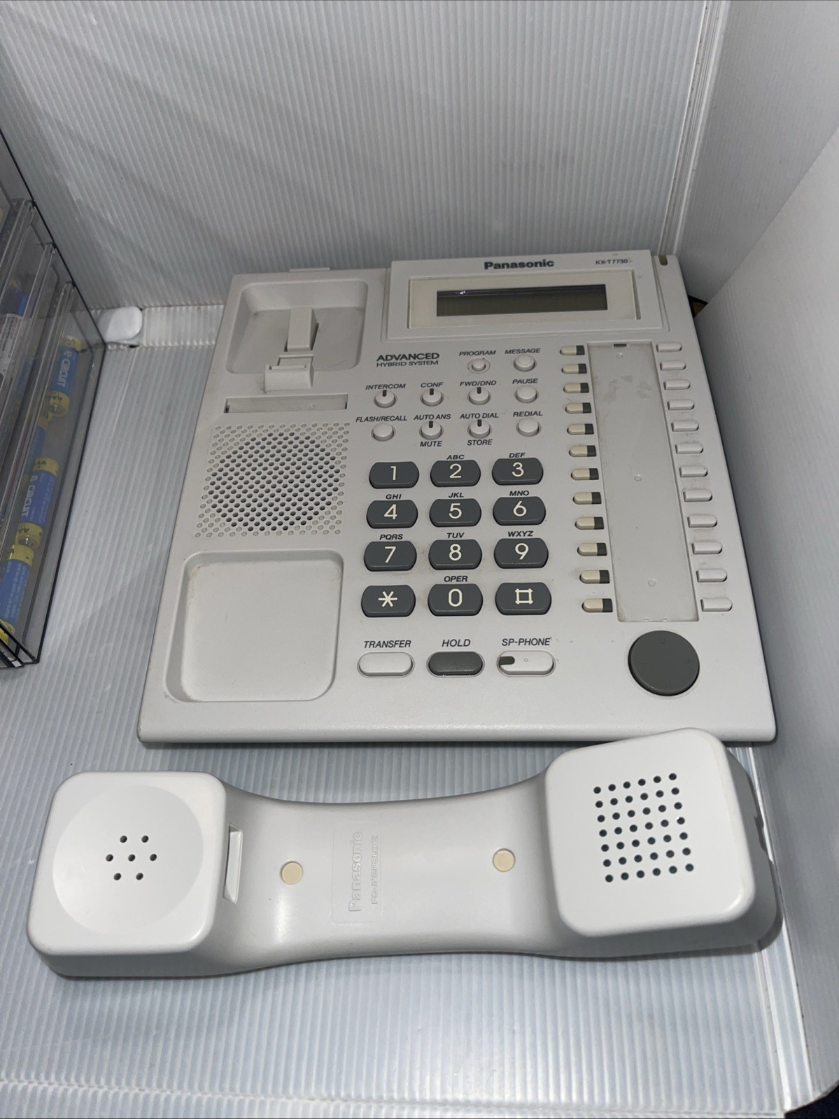 Panasonic Advanced Hybrid System KX-T7730 Digital Phone - White