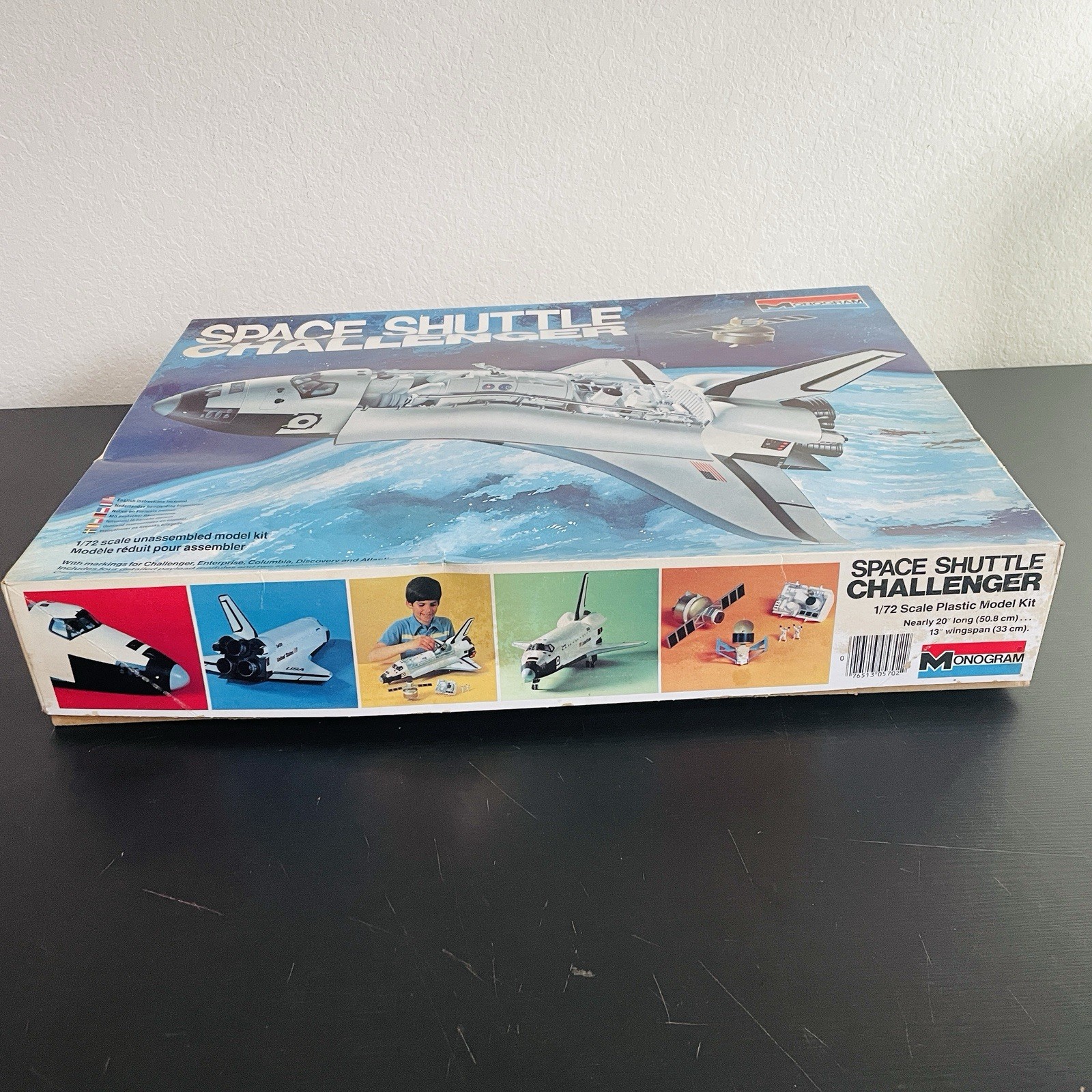 Monogram Space Shuttle Challenger 1/72 Model Kit #5702 One Piece Missing