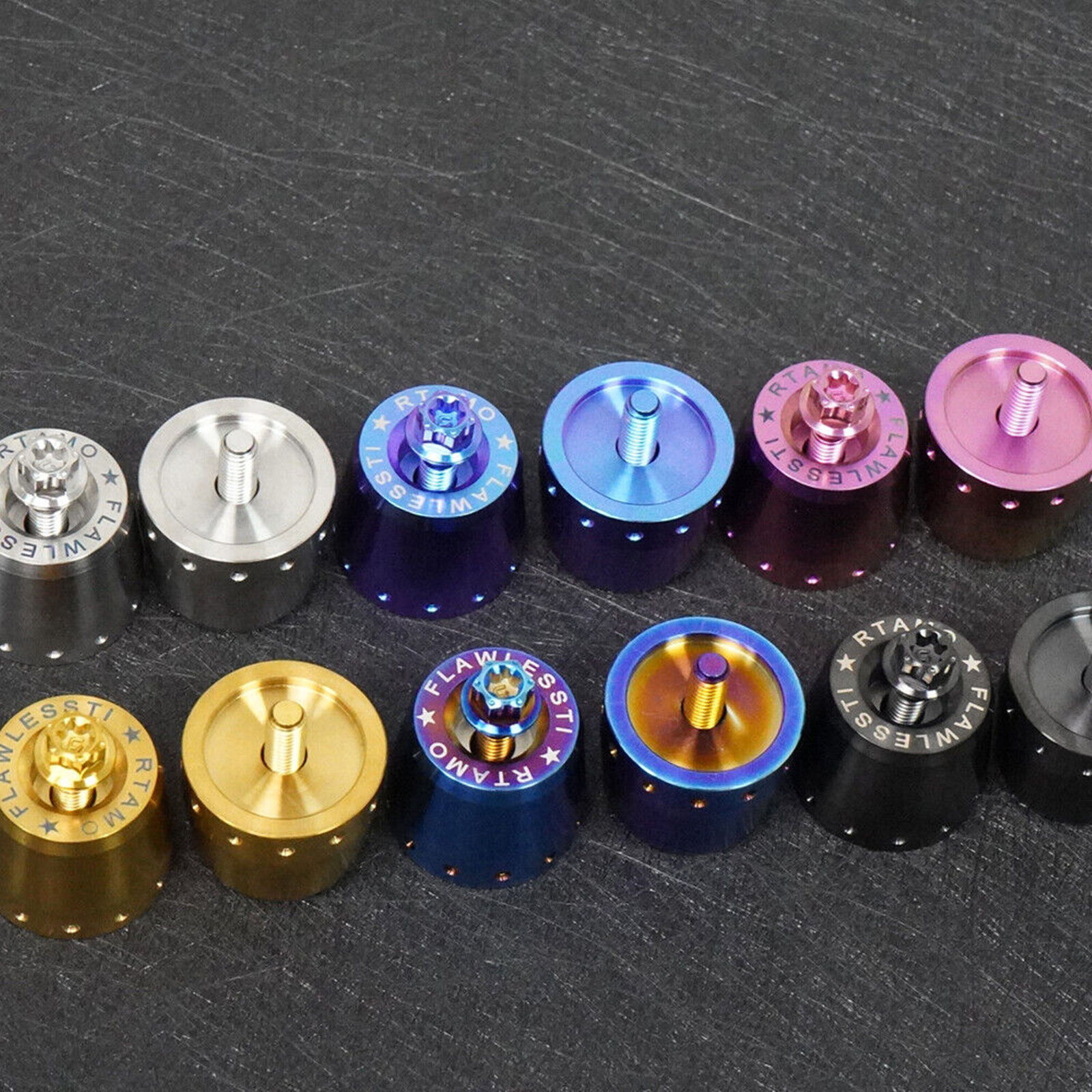 Titanium Alloy XMAX dedicated Anti-drop Titanium handlebar Plug & screws
