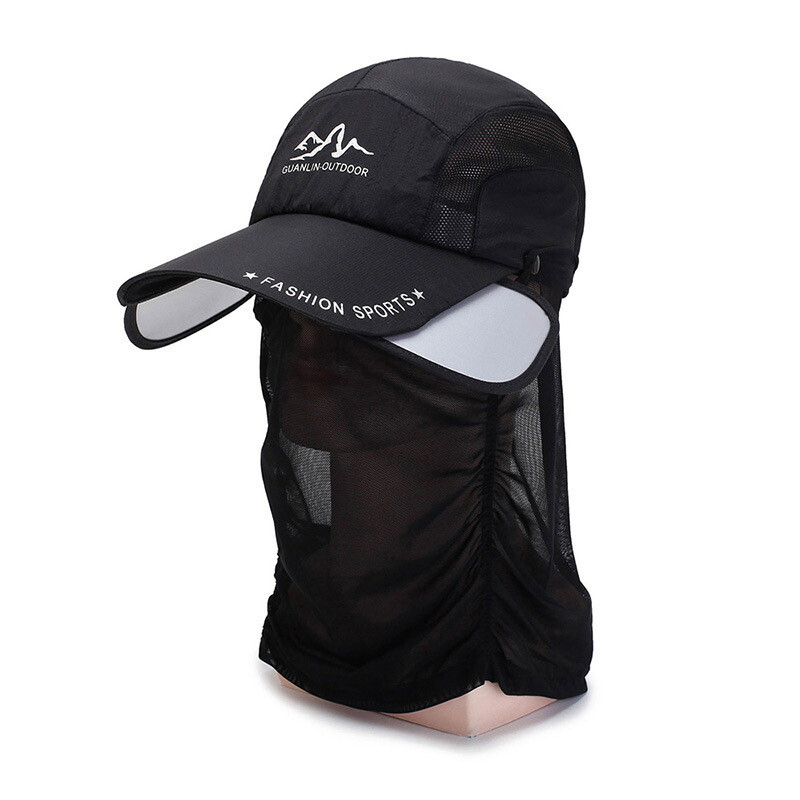 Removable Baseball Cap Portable Fishing Cycling Detachable Sun Hat Outdoor