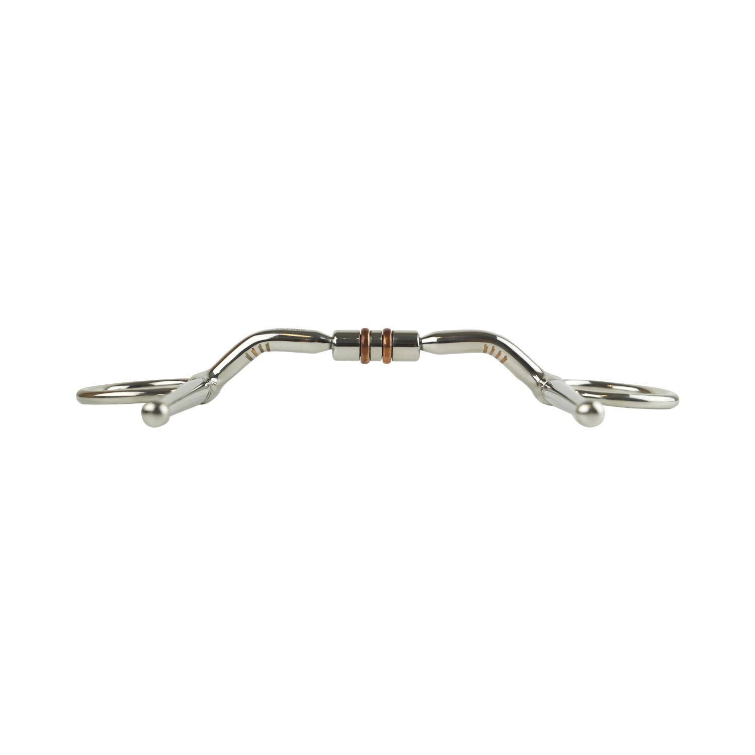 AK Full Cheek Rotary Double Cooper Roller Snaffle Horse Riding Bit
