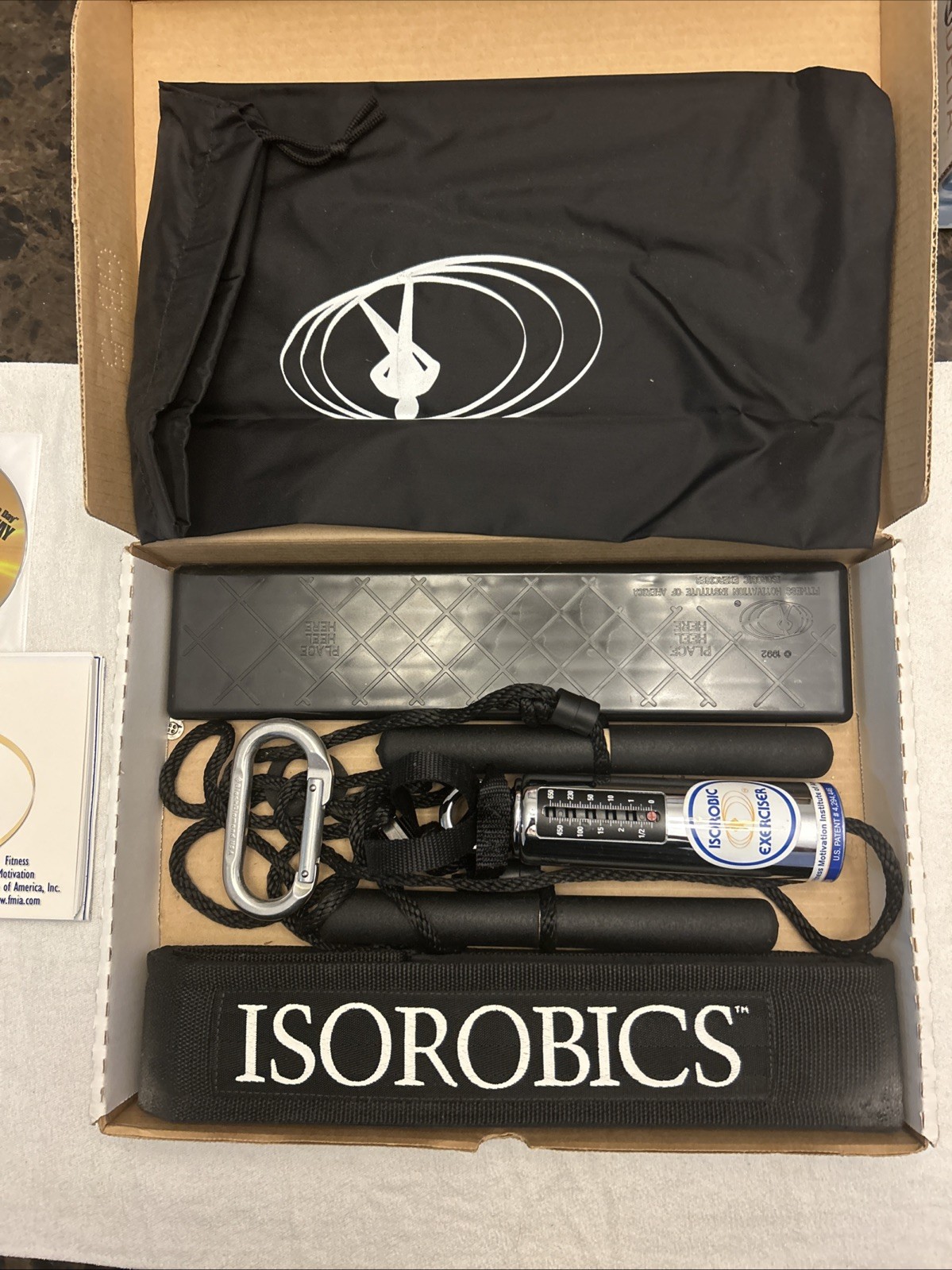 Vintage Isorobic Exerciser Complete Set DVD Footplate & Original Box