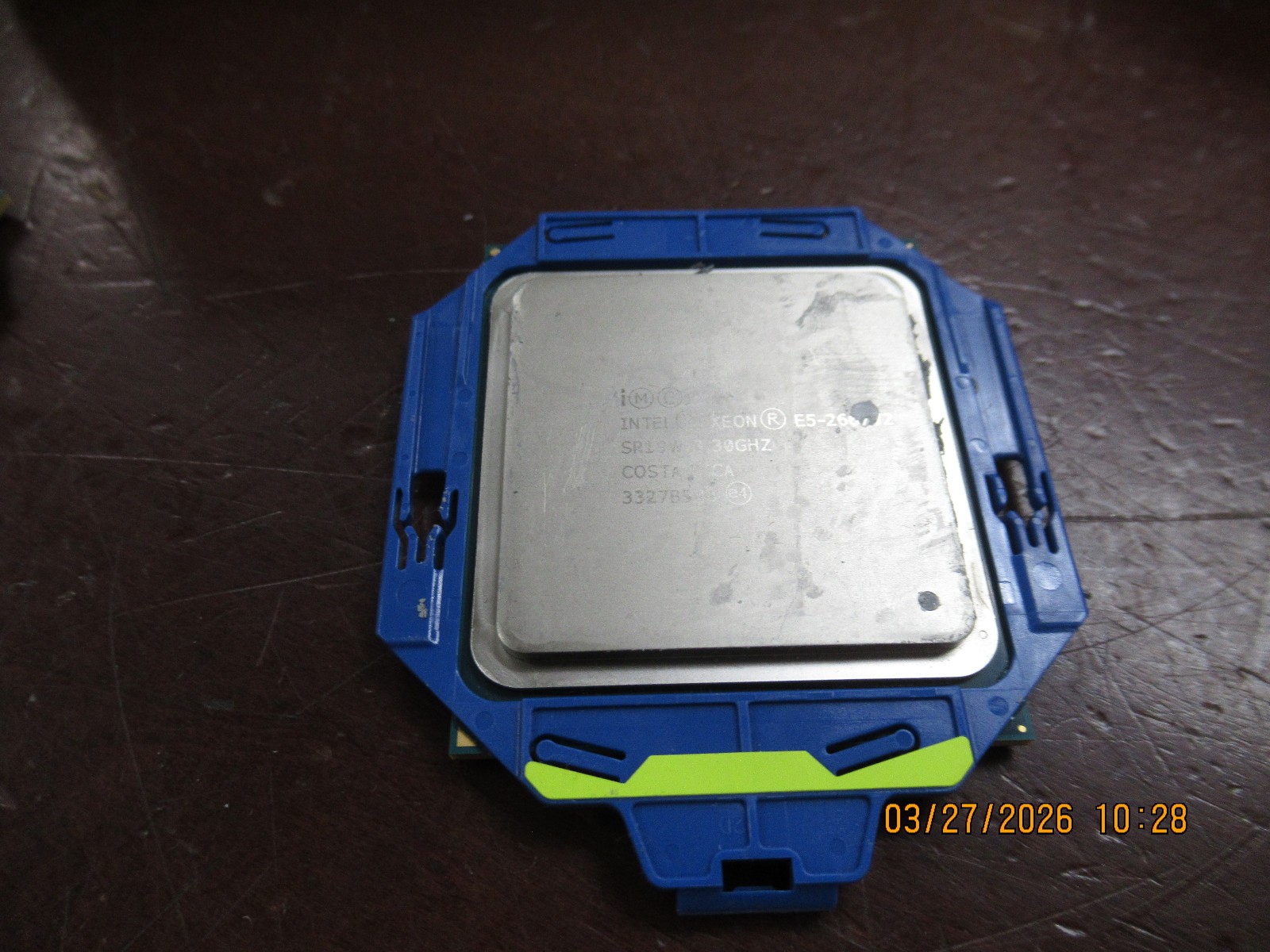Lot of 2 Intel Xeon E5-2667V2 SR19W 3.30GHz CPU Processor