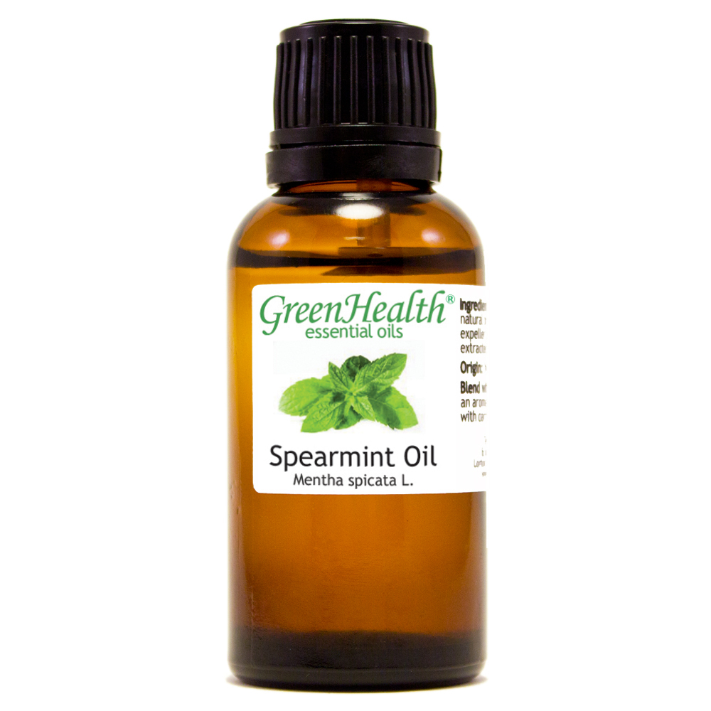 1 fl oz Spearmint Essential Oil (100% Pure & Natural) - GreenHealth