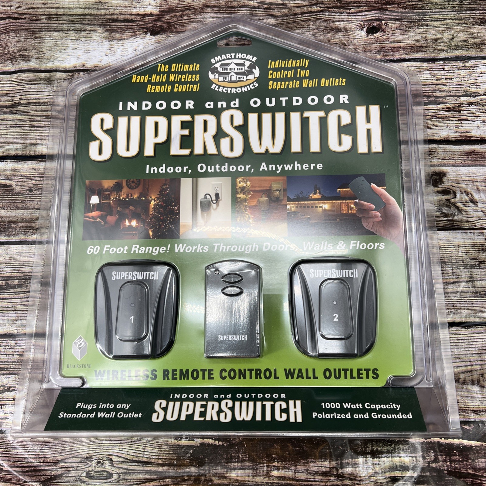 Smart Home Electronics Indoor/Outdoor SuperSwitch 1000WT Wireless Remote Control