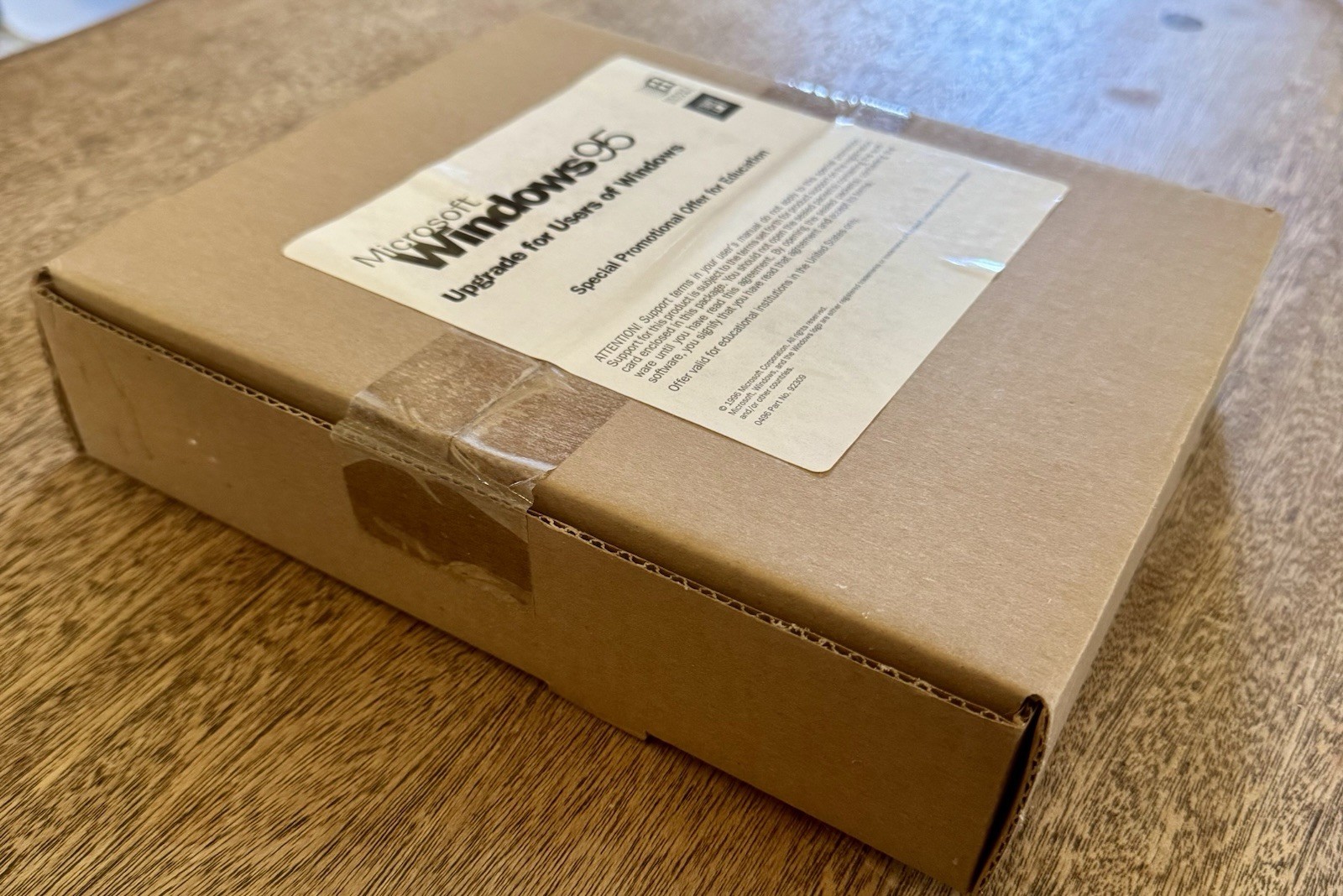 Vtg Microsoft WINDOWS 95 3.5” Disk SEALED New Old Stock