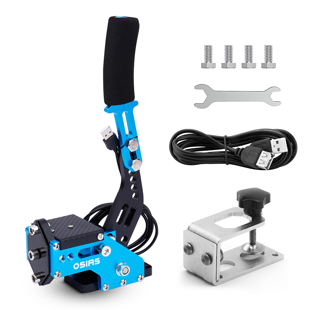 USB Handbrake with Clamp for PC Windows Sim Racing fit Logitech G27 G29 G920 New