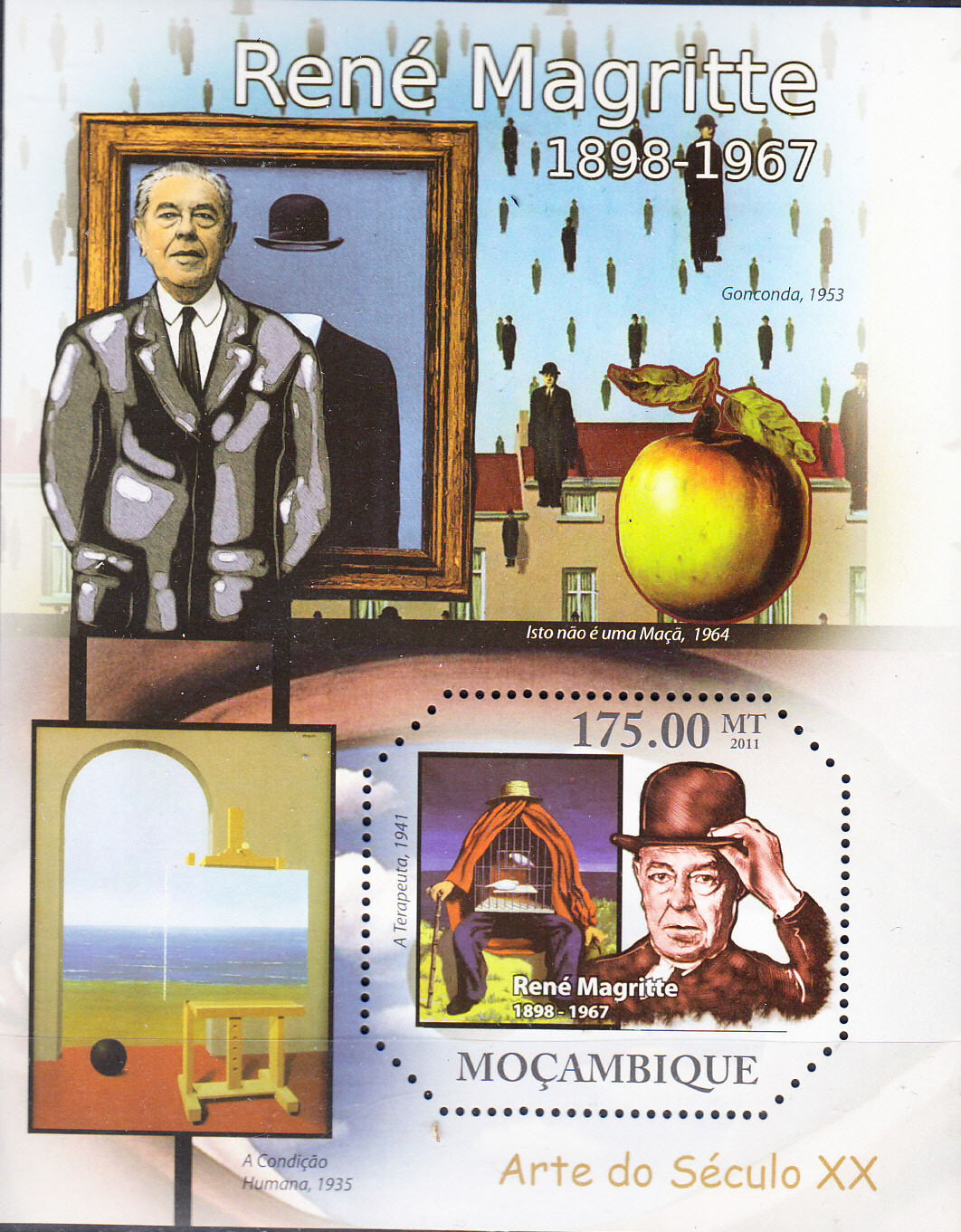 W MOZAMBIQUE 2302 RENÉ MAGRITTE PAINTINGS