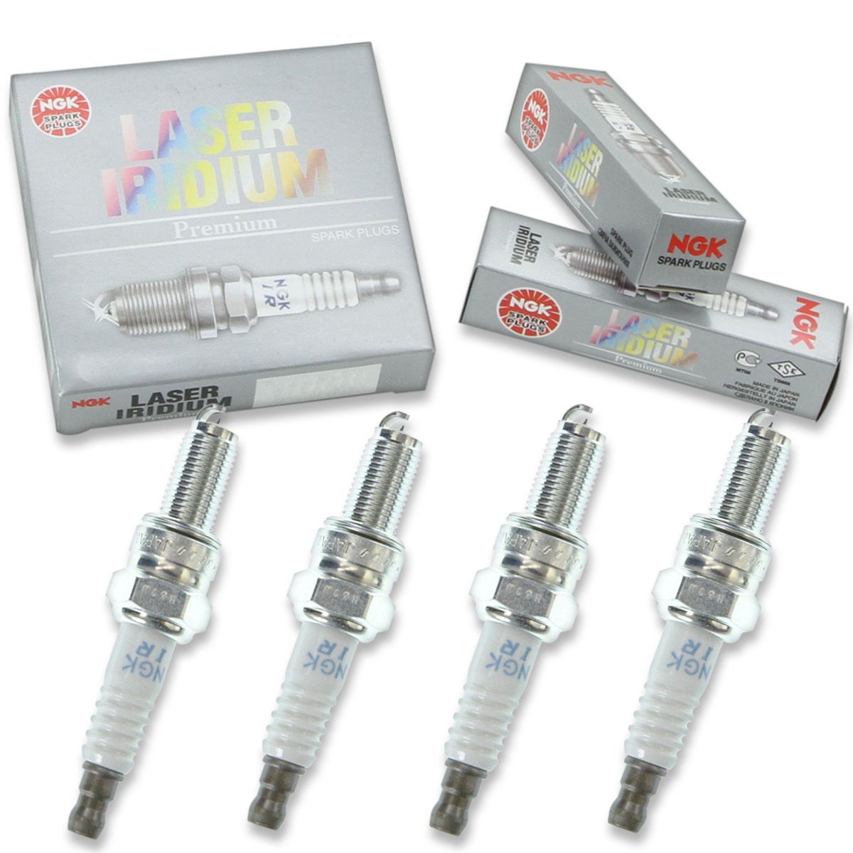 4pcs 2010 Suzuki RMX450Z NGK Laser Iridium Spark Plugs 449cc 27ci Kit Set yh