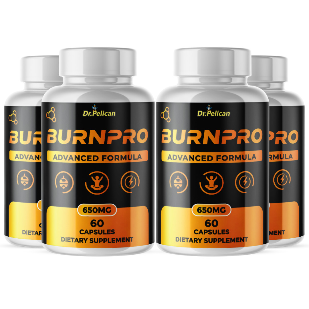 Burn Pro-  Keto & Weight Support- 4 Bottles- 240 Capsules