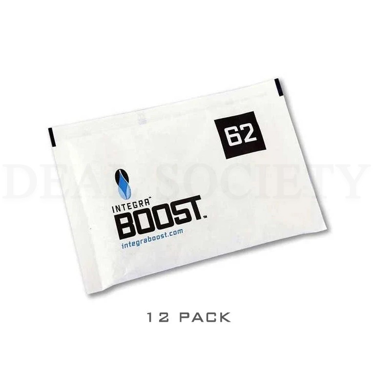 Integra Boost 2-Way Humidity Control 4 Gram - 62% RH - 12, 24, or 48 Pack