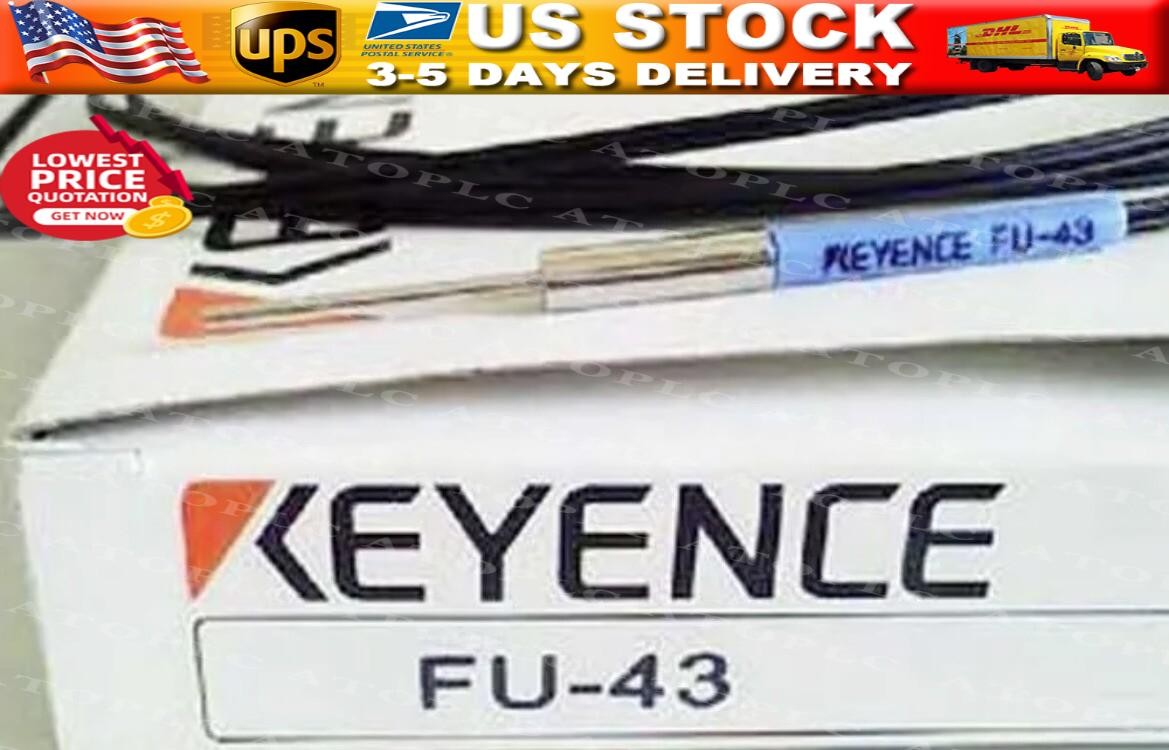 Keyence FU-43 Fiber Optic Sensor Reflective FU43 New  US Free TAX