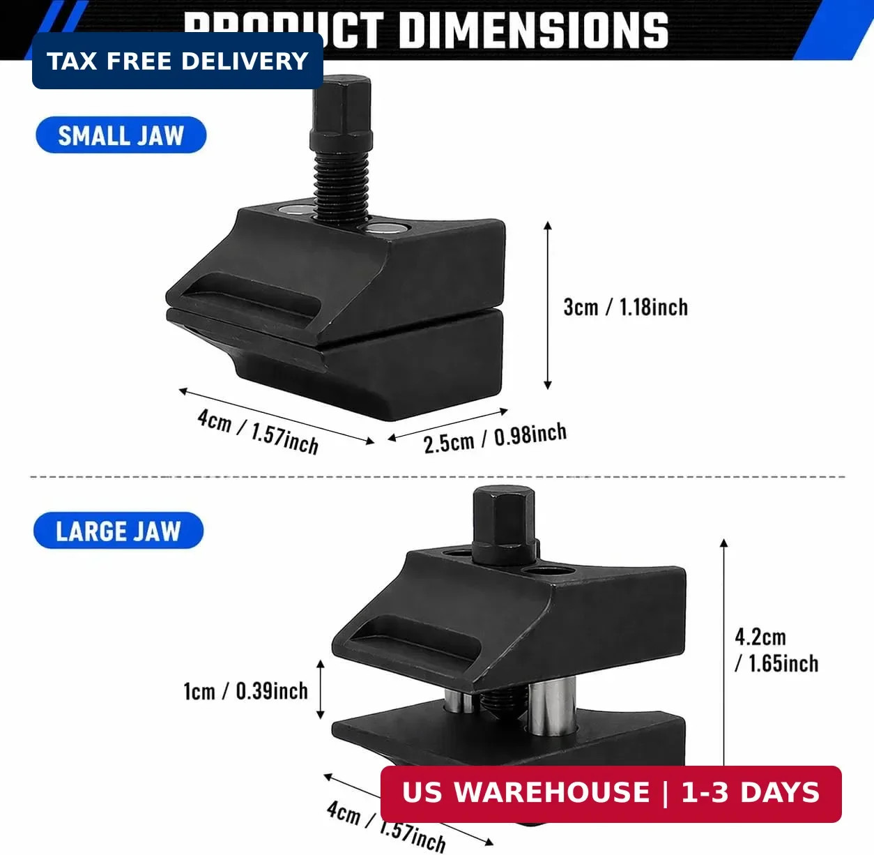Strut Spreader Tool, Universal Suspension Steering Knuckle Spreader Tool, Dual-E