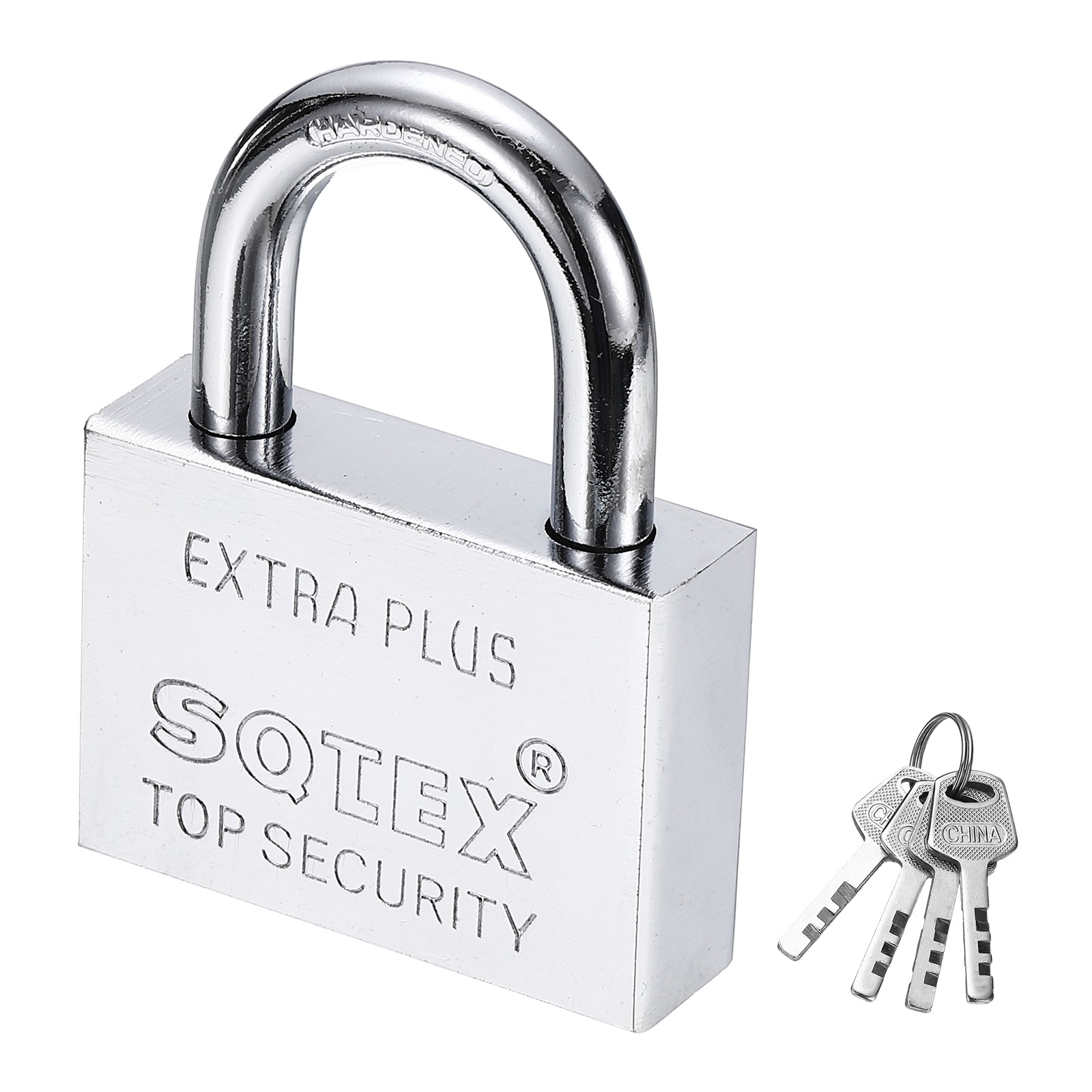 80 x 60 mm Heavy Duty Lock Alloy Steel High Security Padlocks with 3 Keys