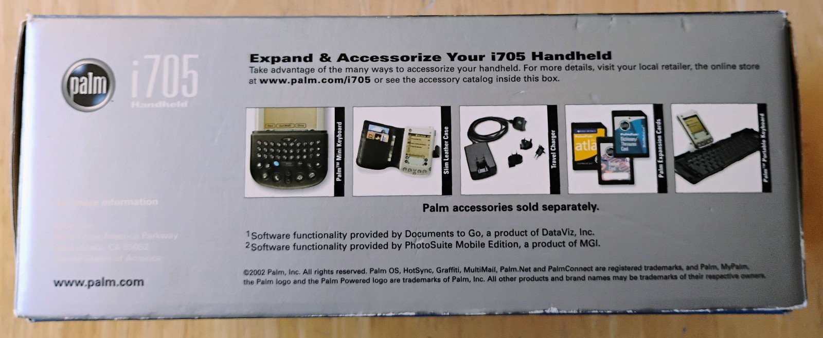 Palm electronic organizer PDA