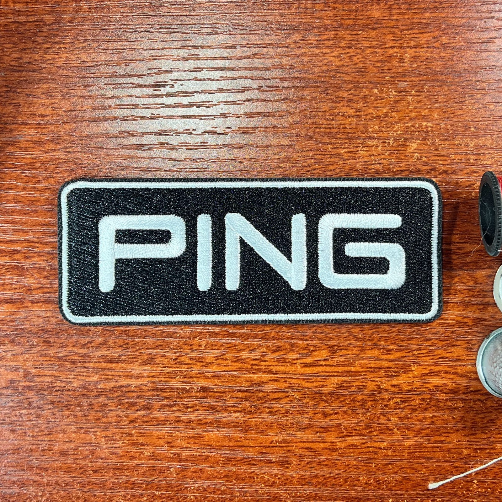Ping Golf Patch Sports Embroidered Iron On Badge 1.5x4"