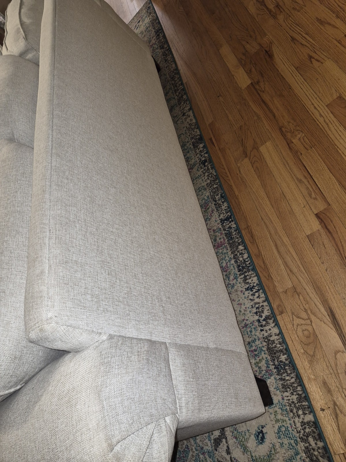 Pennington Sleeper Sofa Cream Upholstered 3-Seater Contemporary