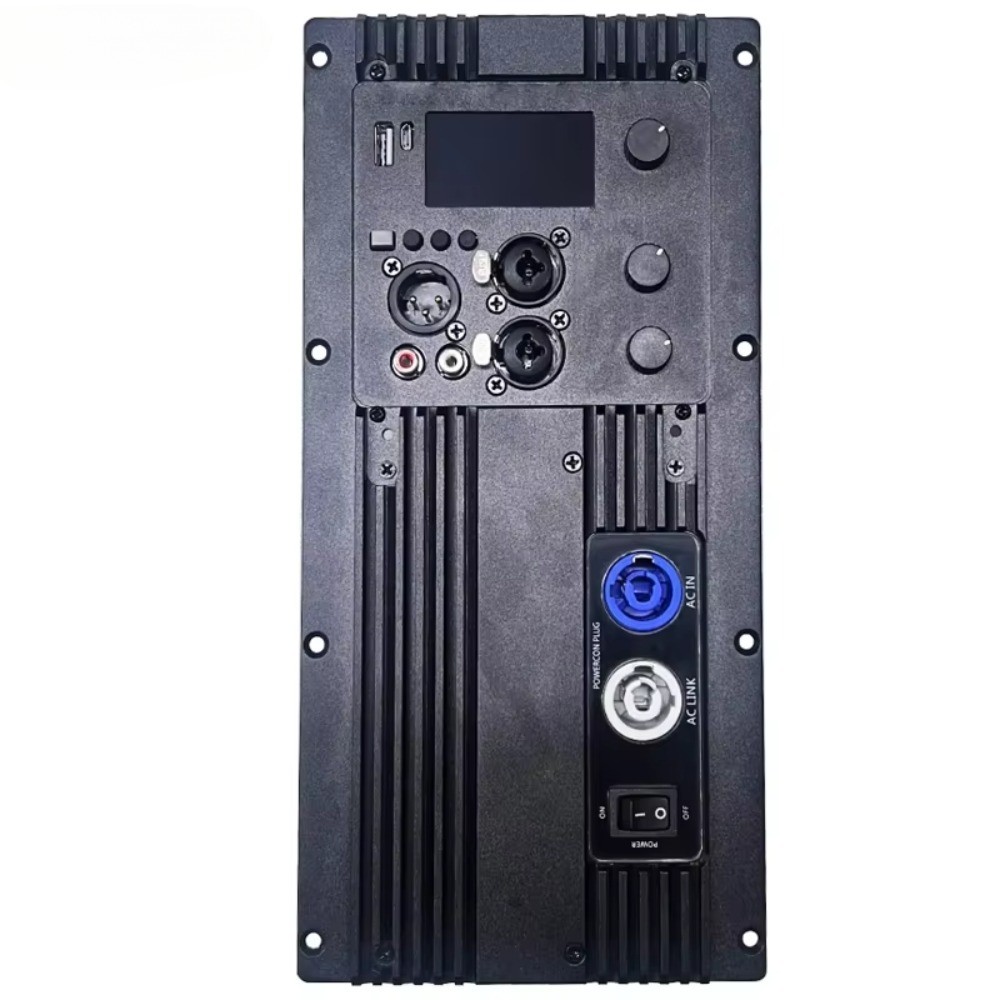 400W Amplifier Module 2-Channel with DSP Speaker Plate Class D Audio Processor
