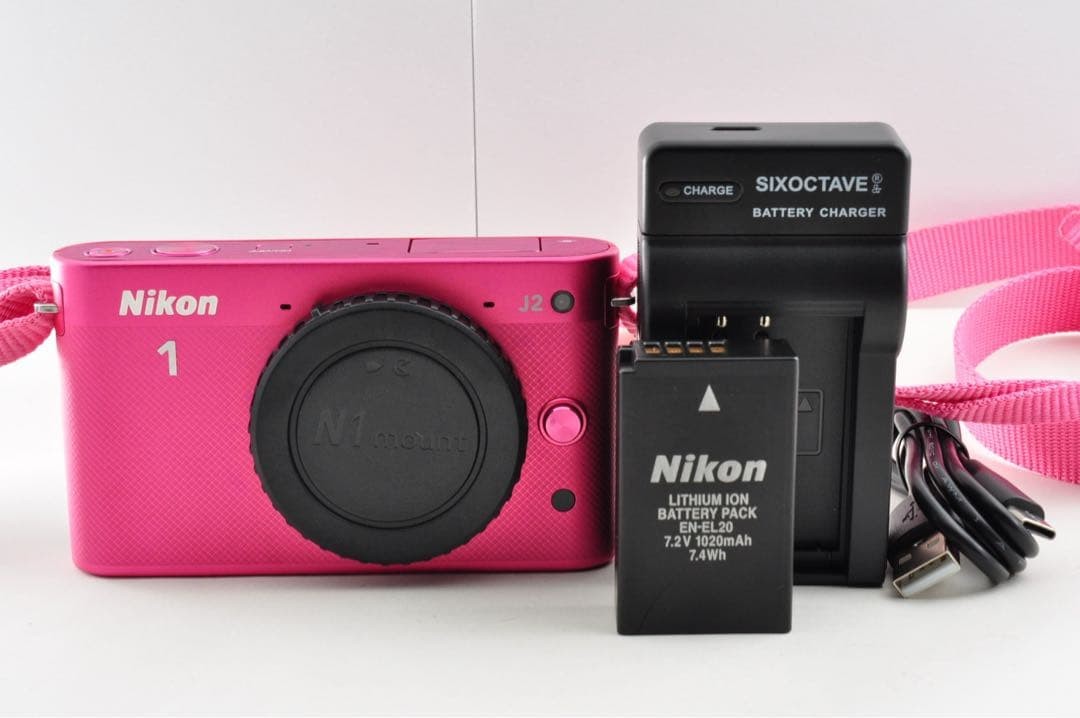 Shot 4066 Count: / Excellent Nikon 1 J2 Pink Mirrorless