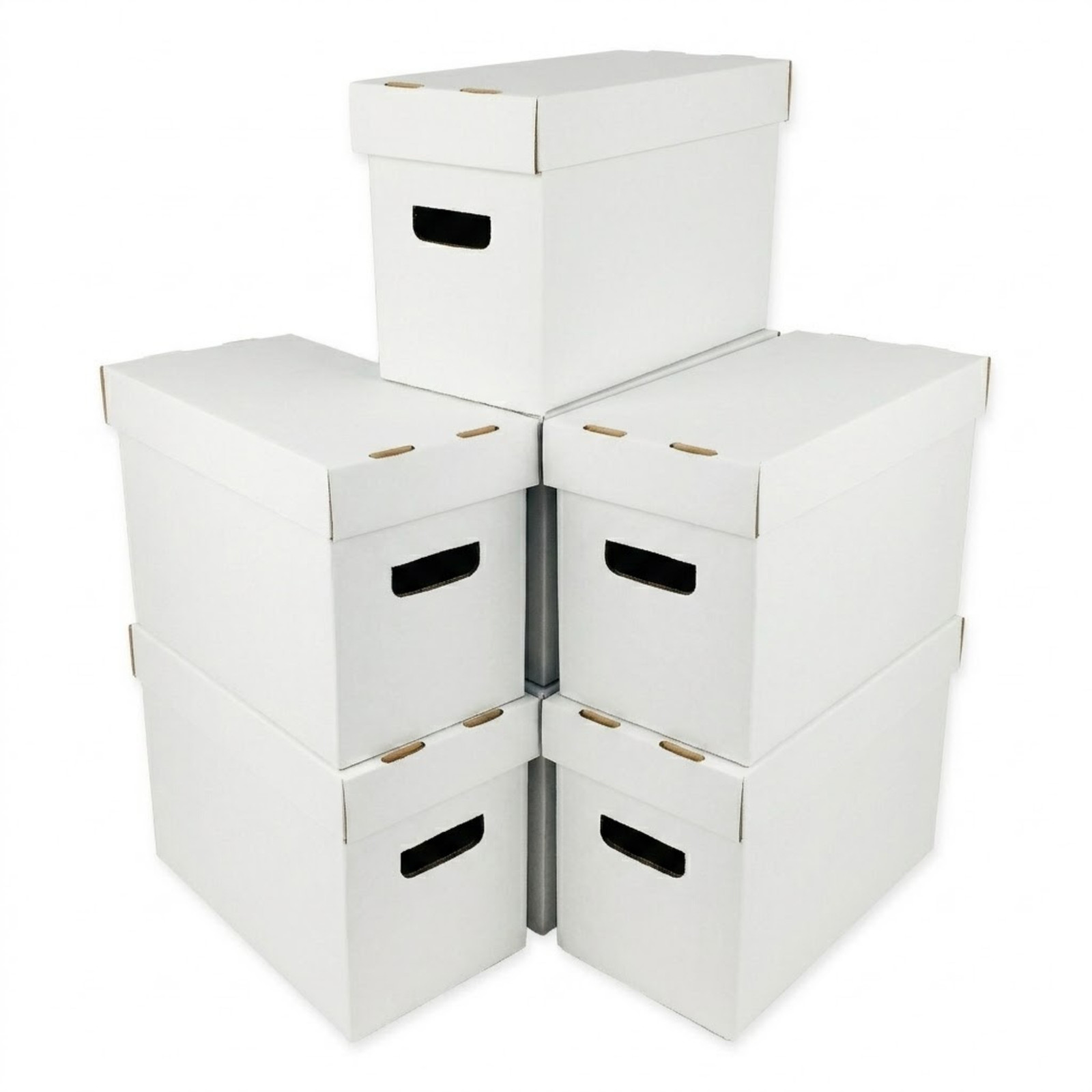 5 Max Pro Short Cardboard Comic Book Storage Boxes - Holds 150-175 comics